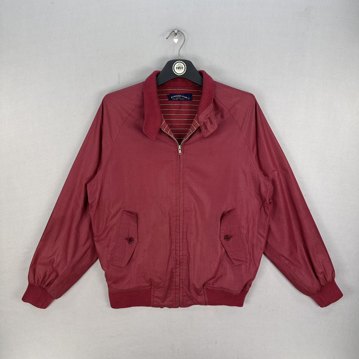 Vintage 80's EASTERN CLUB Casual Zipper Jacket