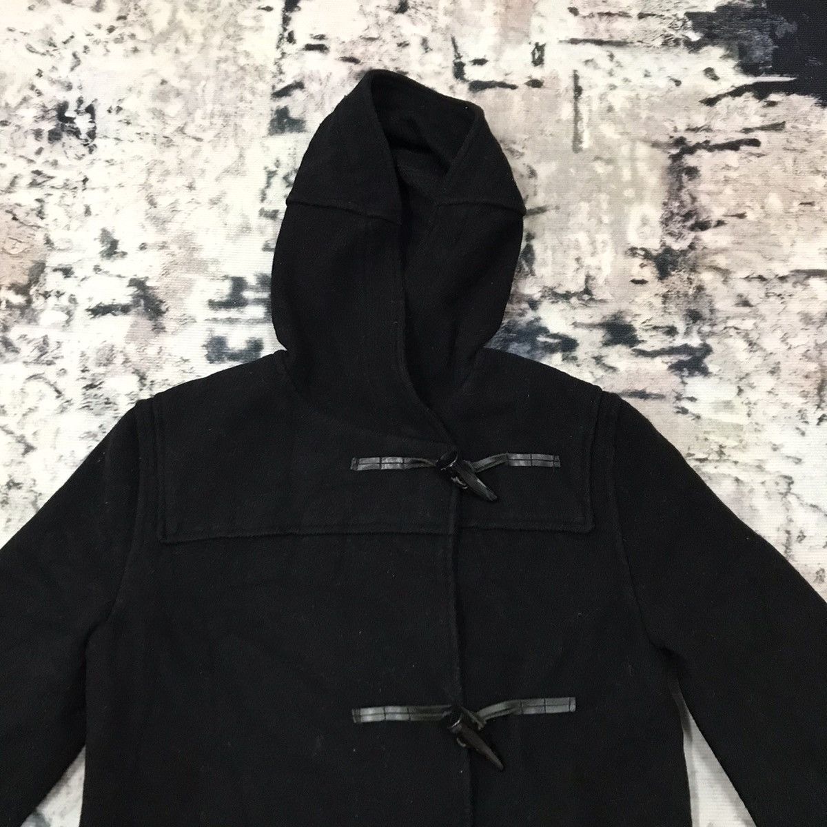 Issey Miyake Vintage IS Sunao Kuwahara 2000 a/w Hooded Duffle Coat Wool Size S / US 4 / IT 40 - 2 Thumbnail