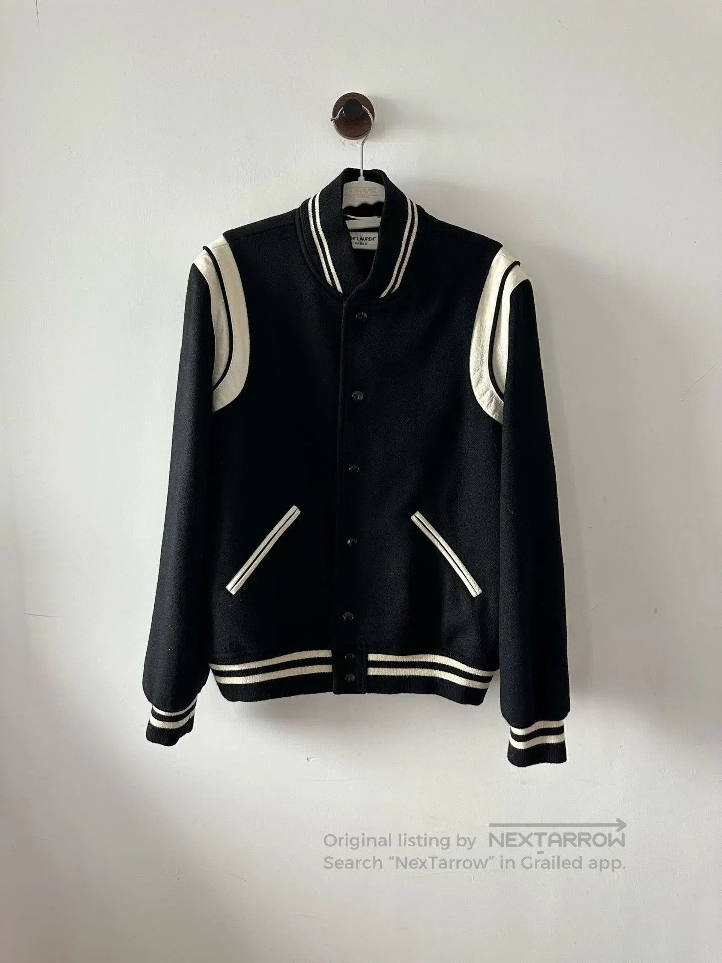 Saint Laurent Paris Saint Laurent Paris Baseball Jacket. Size US M / EU 48-50 / 2 - 1 Thumbnail