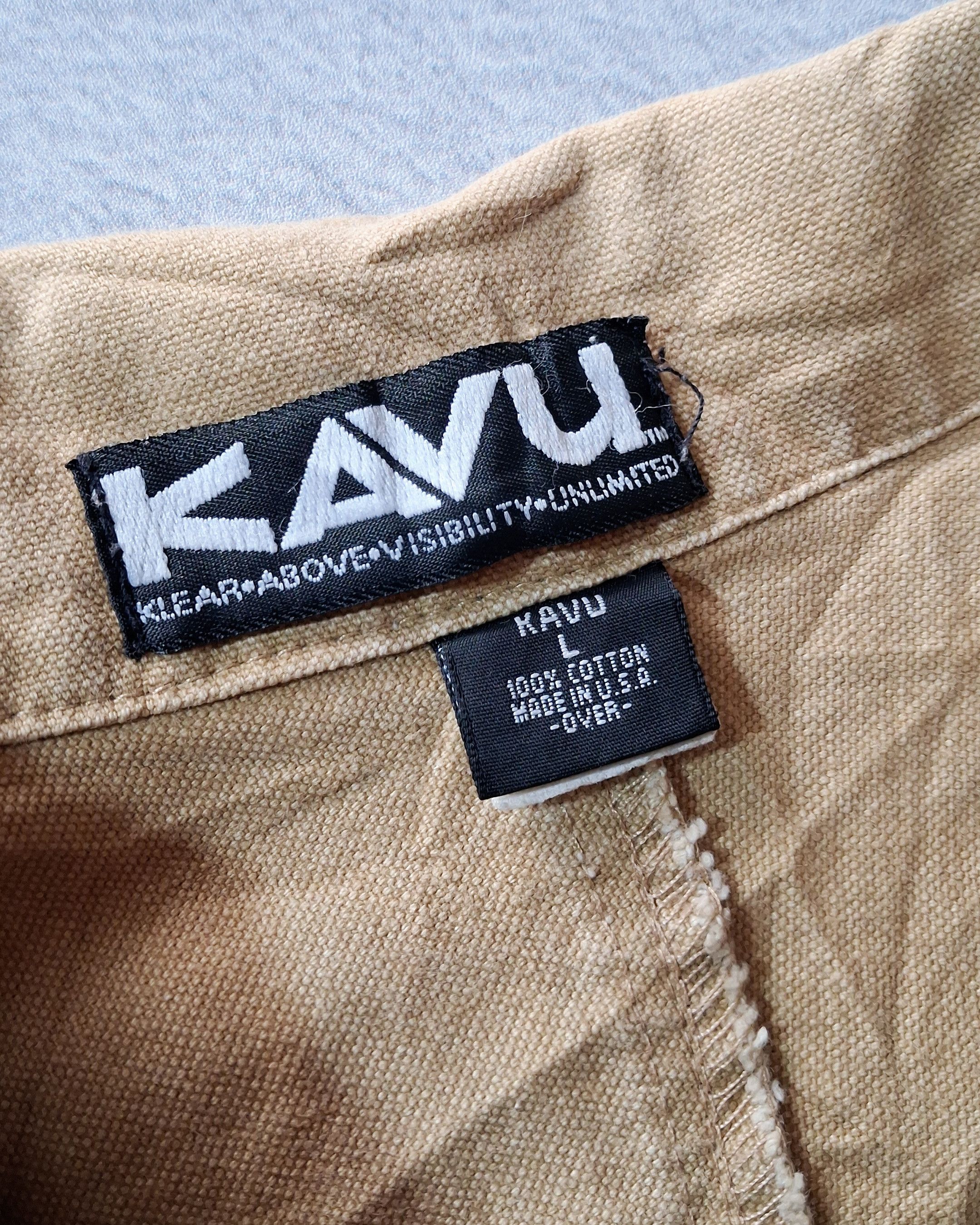 KAVU KAVU LONG SLEEVE HALF ZIP THROWSHIRT MADE IN USA Size US XL / EU 56 / 4 - 10 Thumbnail