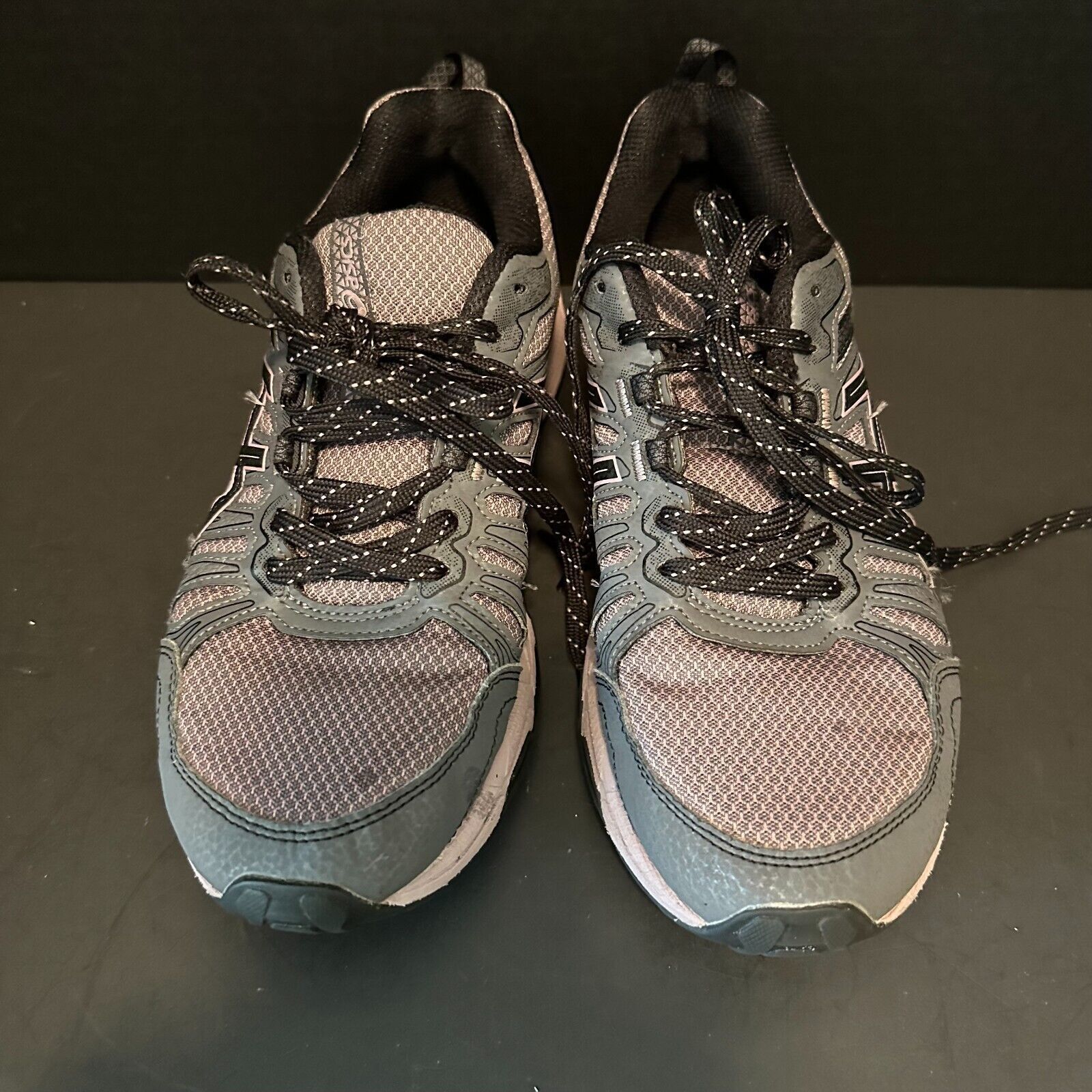 Asics ASICS Womens "Gel Venture 7" 1012A476 Gray/Black Run Sneaker Size US 7.5 / IT 37.5 - 3 Thumbnail