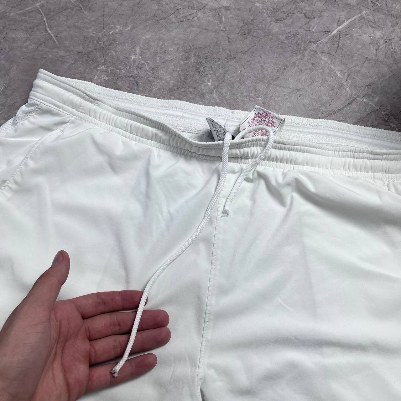 Nike Vintage White Nike Dri-Fit Court Vision Mens Shorts Size XL Size US 33 - 17 Thumbnail