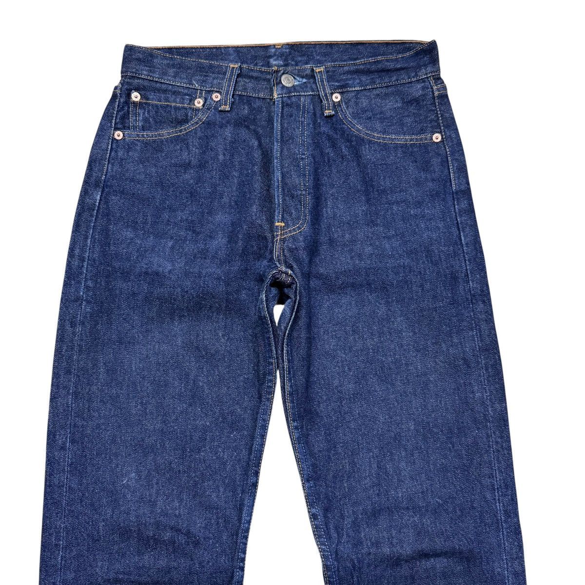 Levi's Vintage Levis 501 Dark Blue Denim Jeans Size US 29 - 3 Thumbnail