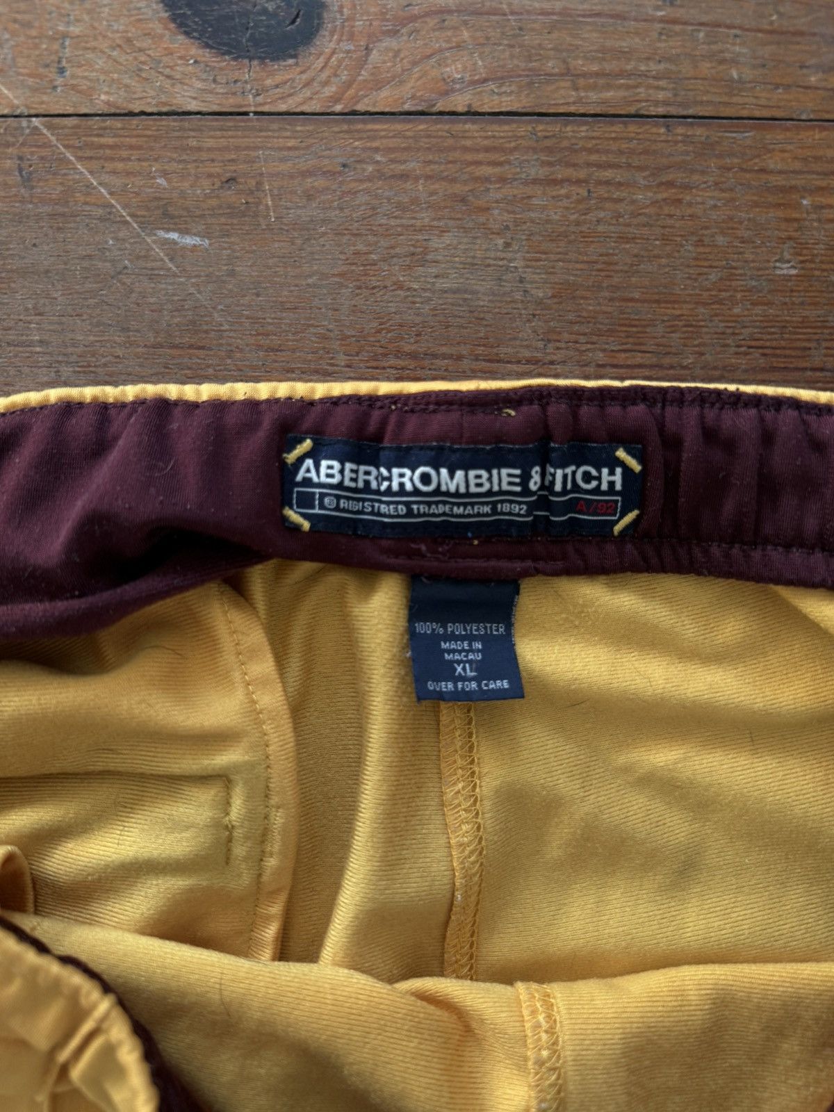 Abercrombie & Fitch VINTAGE ABERCROMBIE AND FITCH A&F TRACK PANTS Size US 36 / EU 52 - 3 Thumbnail