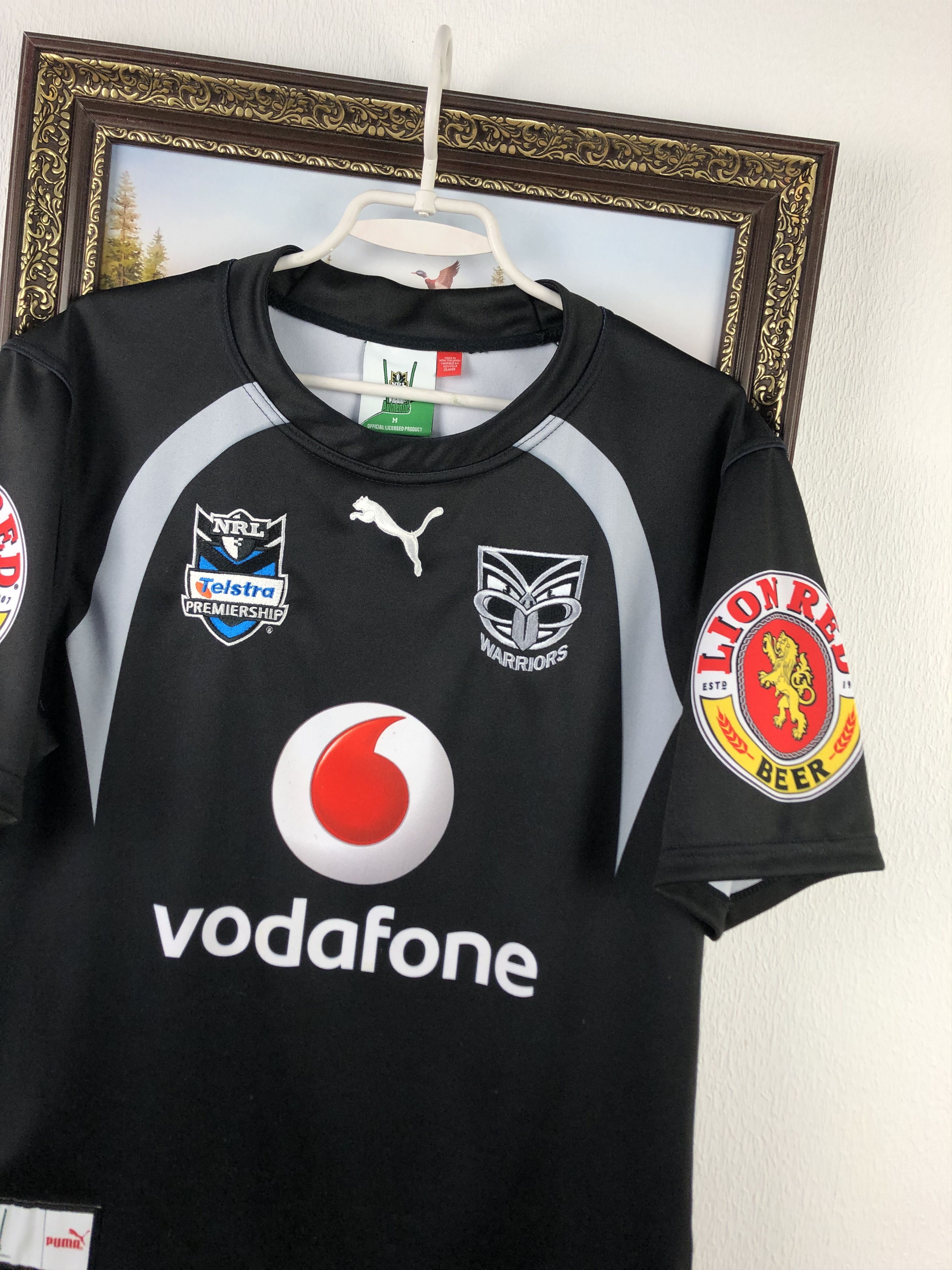 Other Vintage PUMA New Zealand Warriors NRL Rugby Team Jersey Size US M / EU 48-50 / 2 - 4 Thumbnail