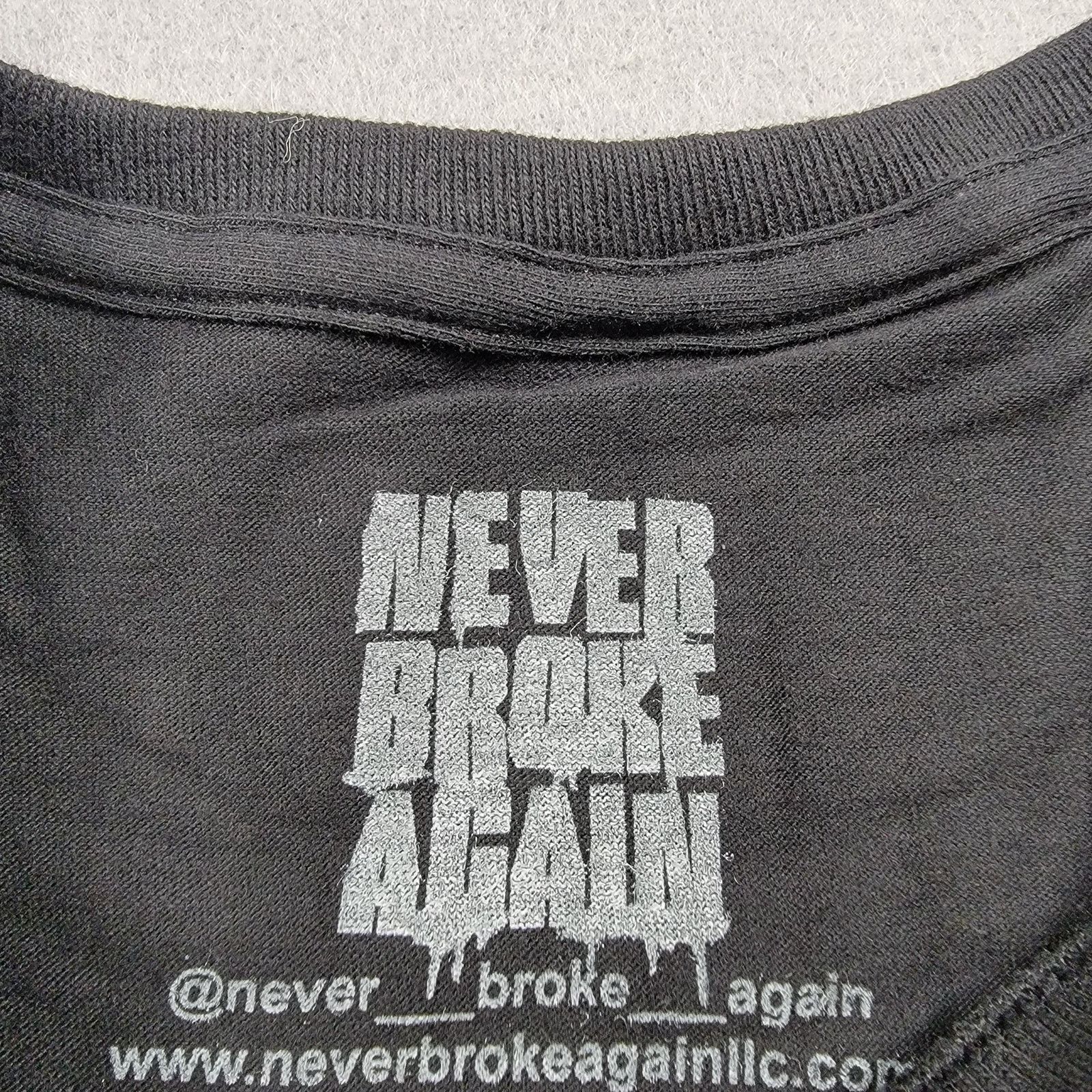 NBA Young Boy Never Broke Again Grave Digger Tshirt Black Sz 3XL Size US XXL / EU 58 / 5 - 5 Thumbnail