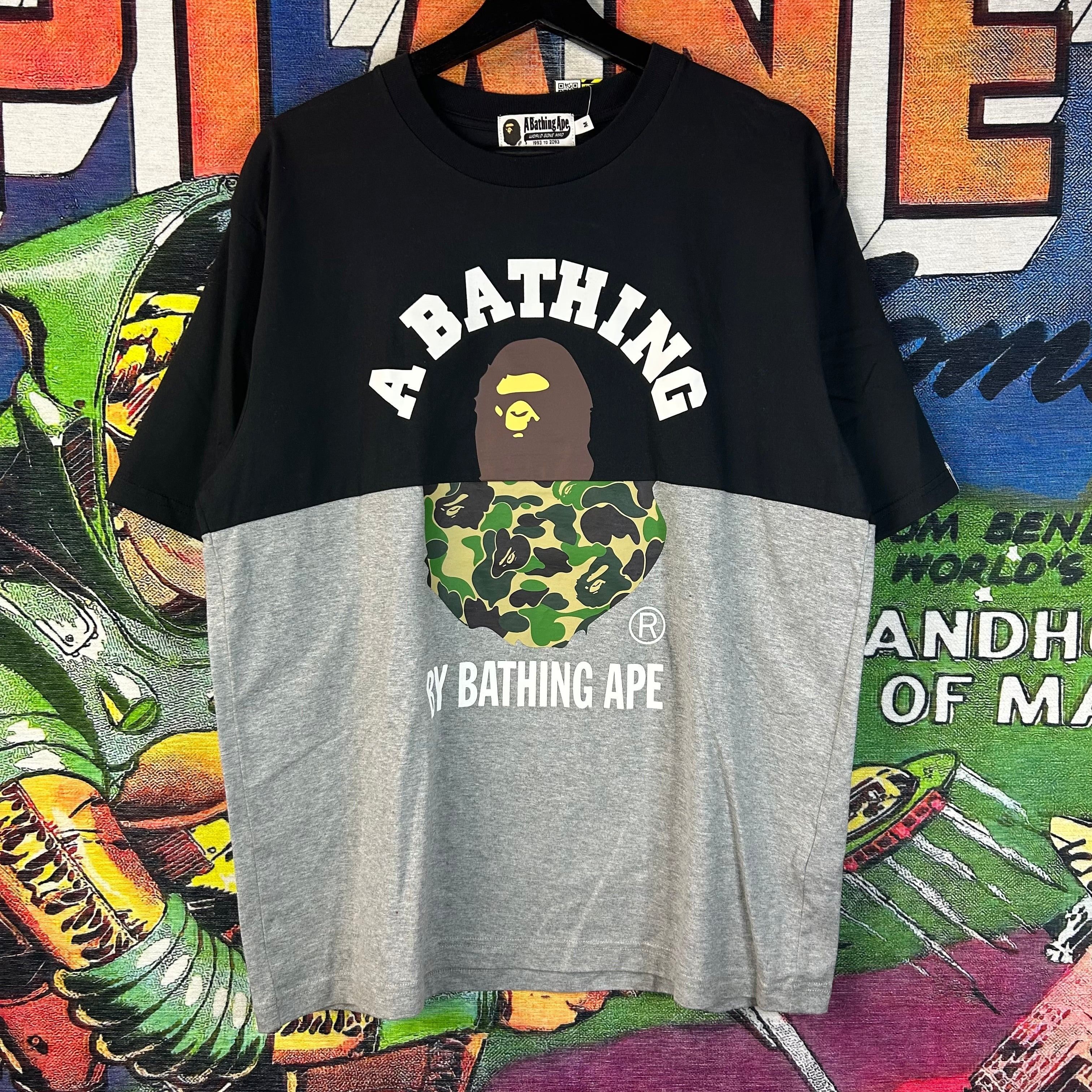 Bape Bape College Bathing Ape Split Tee Size Medium Size US M / EU 48-50 / 2 - 1 Thumbnail
