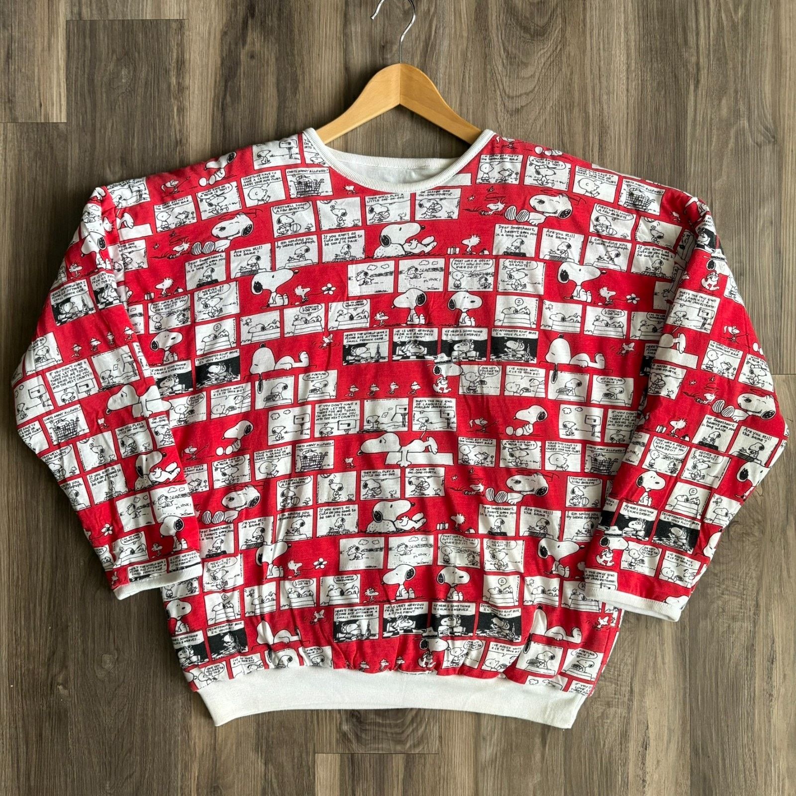 Vintage 1980s Snoopy Peanuts Sweatshirt Men's Size XL