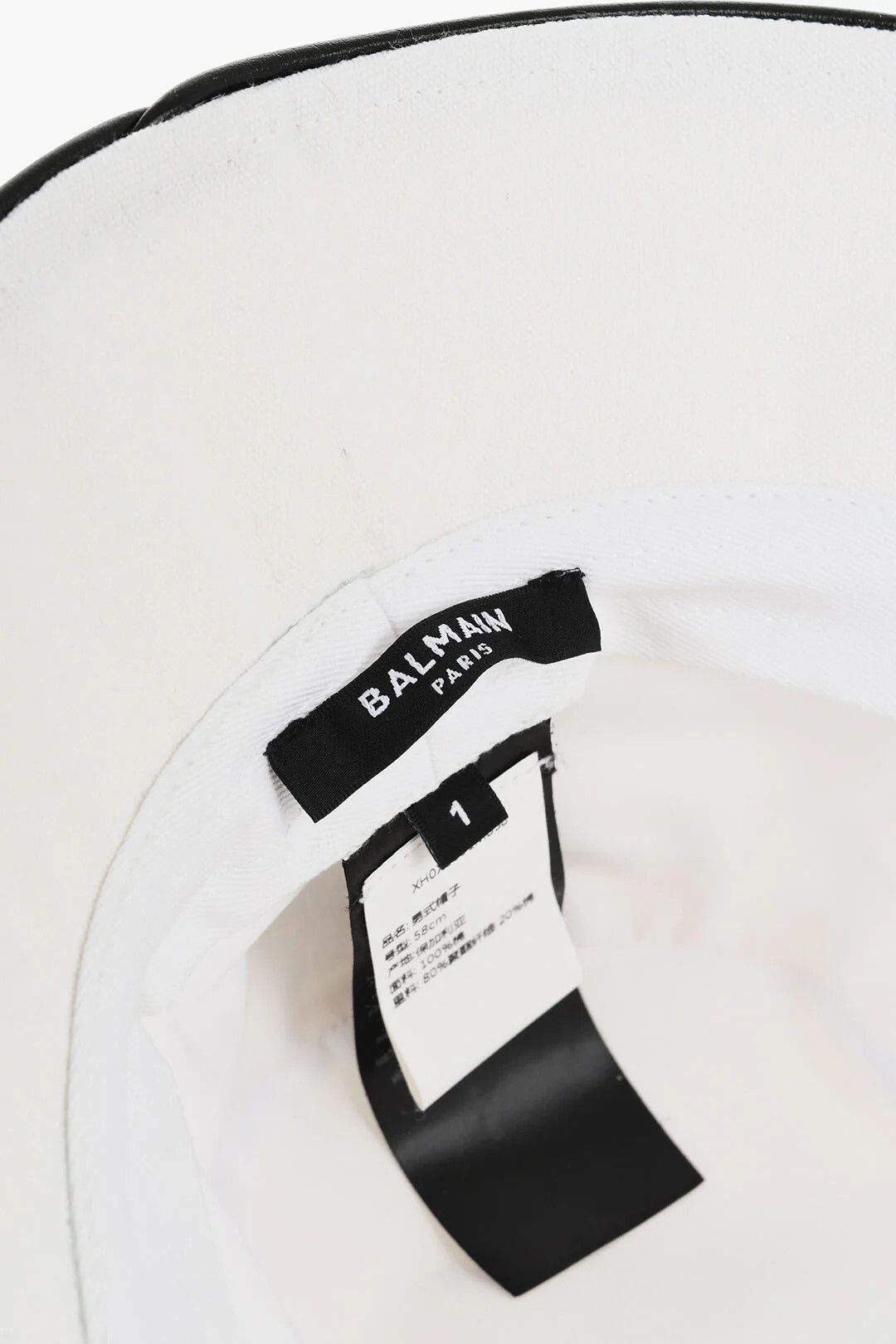 Balmain og1mm0326 Size: 1/ Bucket Hat / Cap in White Size ONE SIZE - 4 Thumbnail