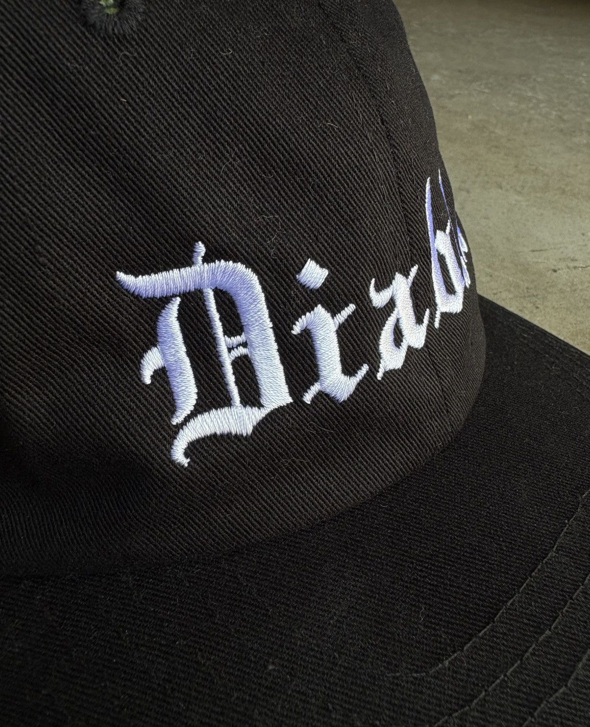 Willy Chavarria Rare Willy Chavarria "Diablo" adjustable dad hat, One Size Size ONE SIZE - 5 Thumbnail
