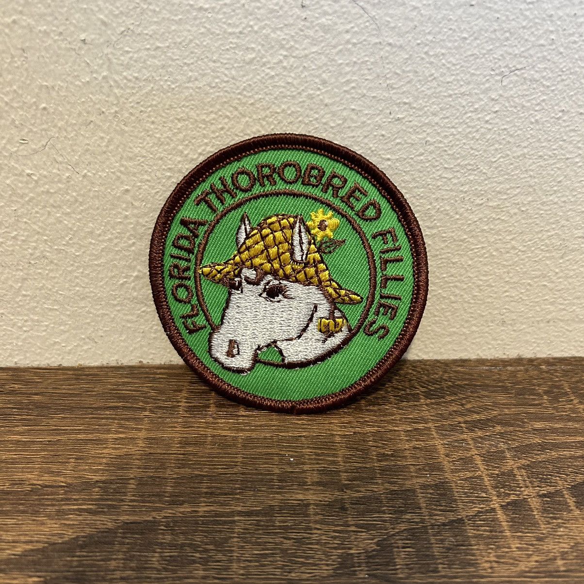 Vintage Vintage Florida Fillies Horse Patch Thoroughbred Sew Patch Size ONE SIZE - 1 Thumbnail