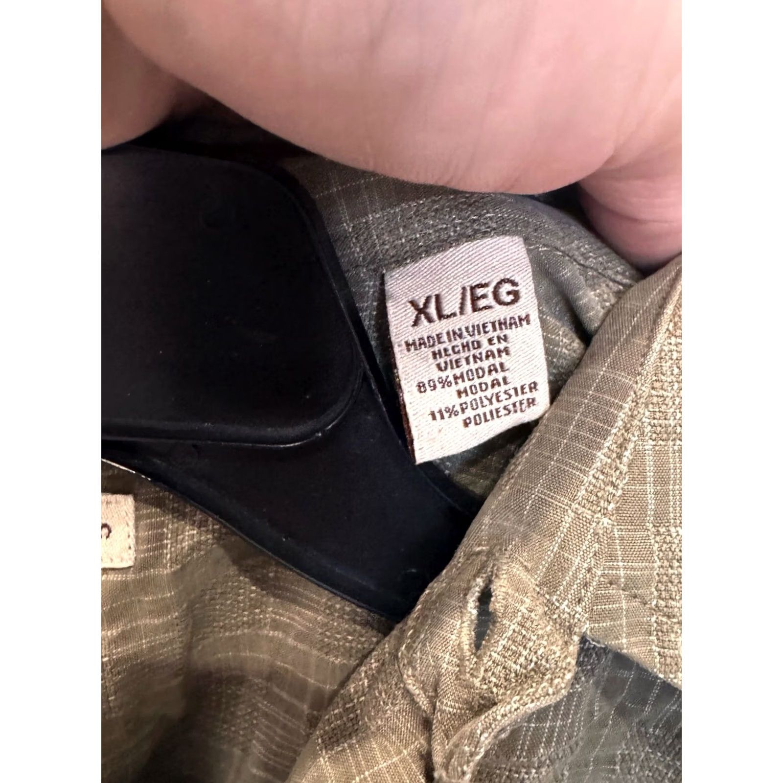 Vintage Age Of Wisdom Shirt Short Sleeve Button Up XL Green Check Poly Men XS? Size US XL / EU 56 / 4 - 8 Thumbnail