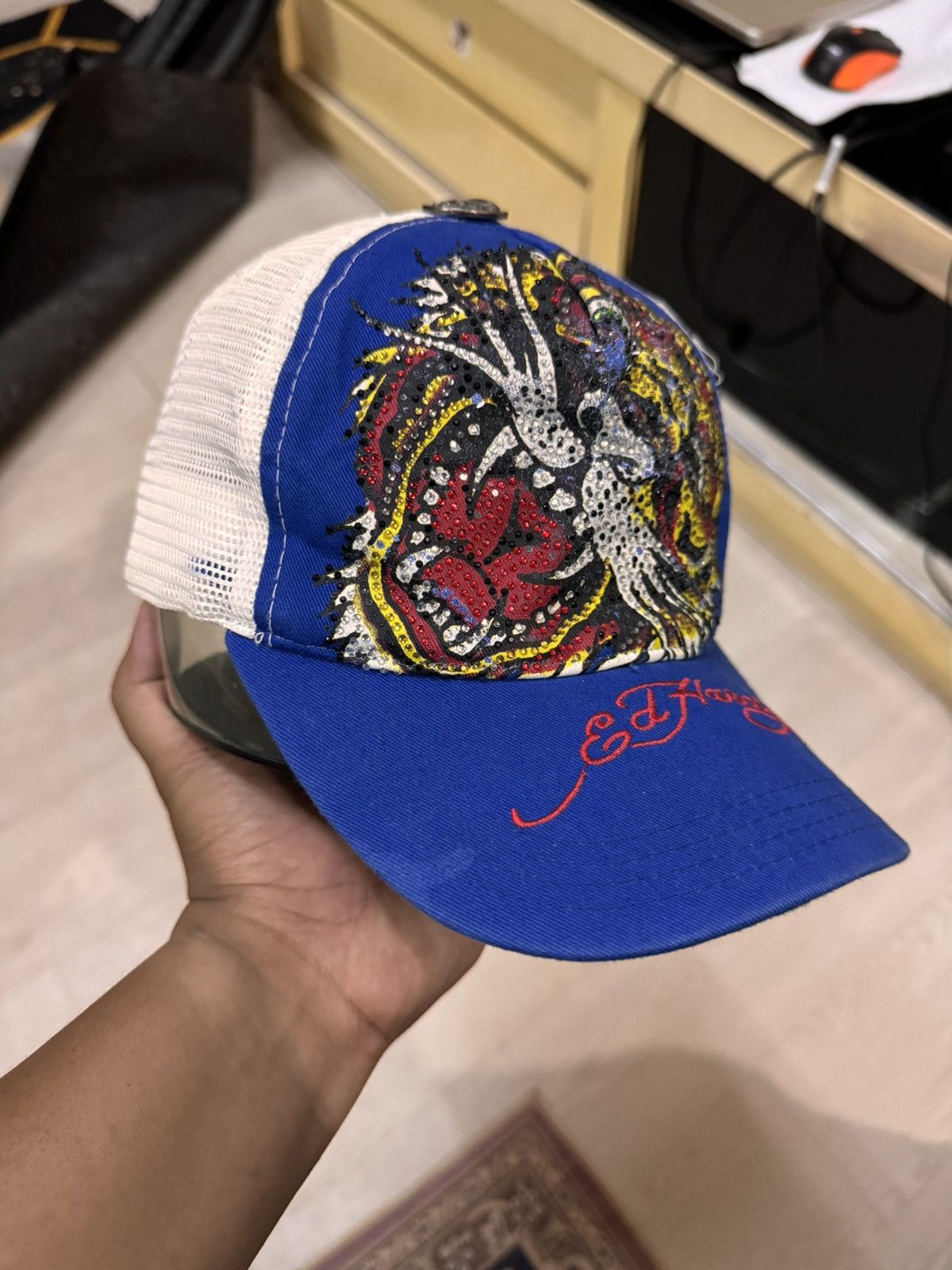 Ed Hardy Ed Hardy Tiger Tattoo Sukajan Trucker Snapback Size ONE SIZE - 6 Thumbnail