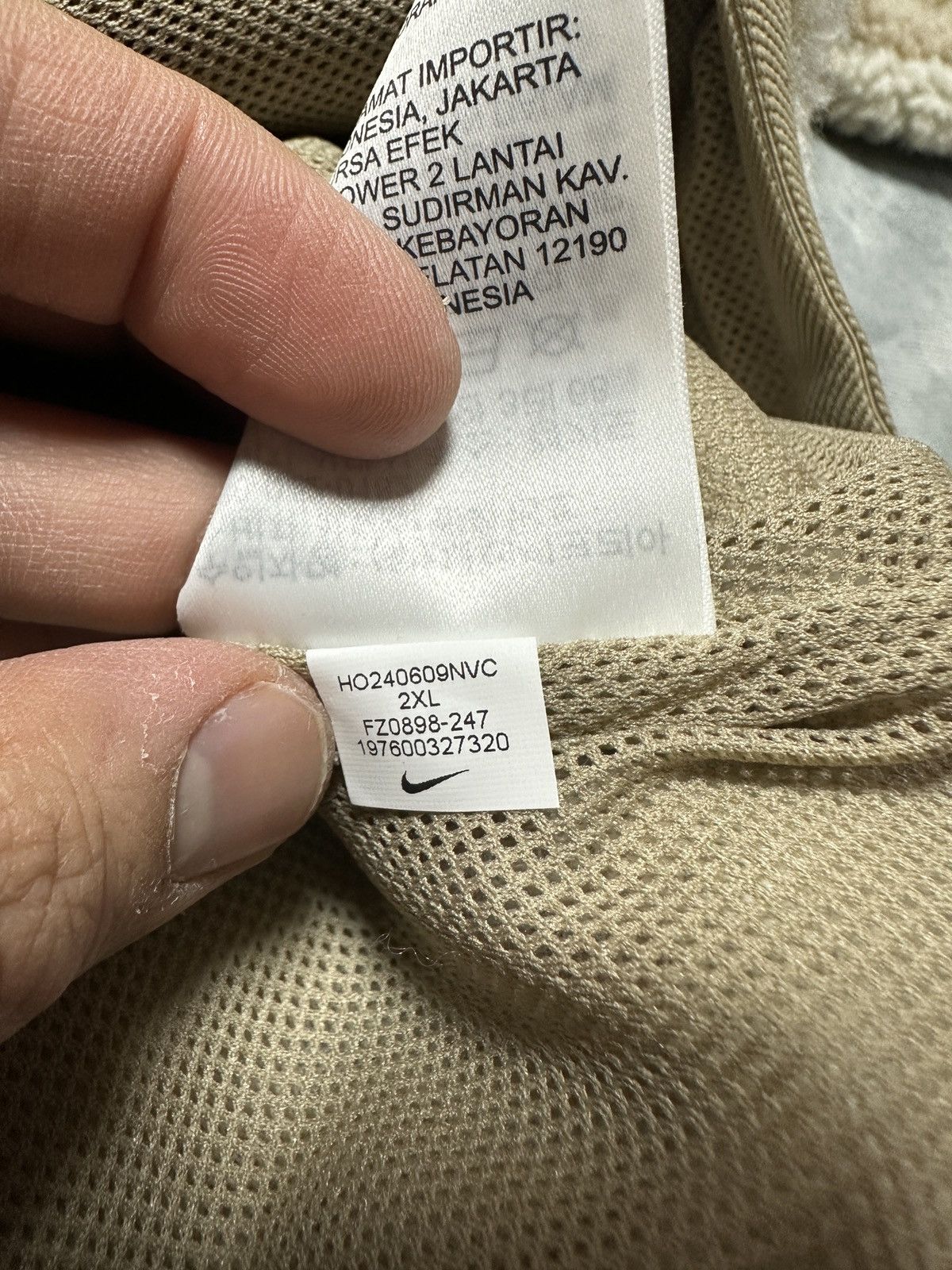 Nike Nike Men’s Winterized Half Zip Khaki Light Men’s Size XXL Size US XXL / EU 58 / 5 - 13 Thumbnail
