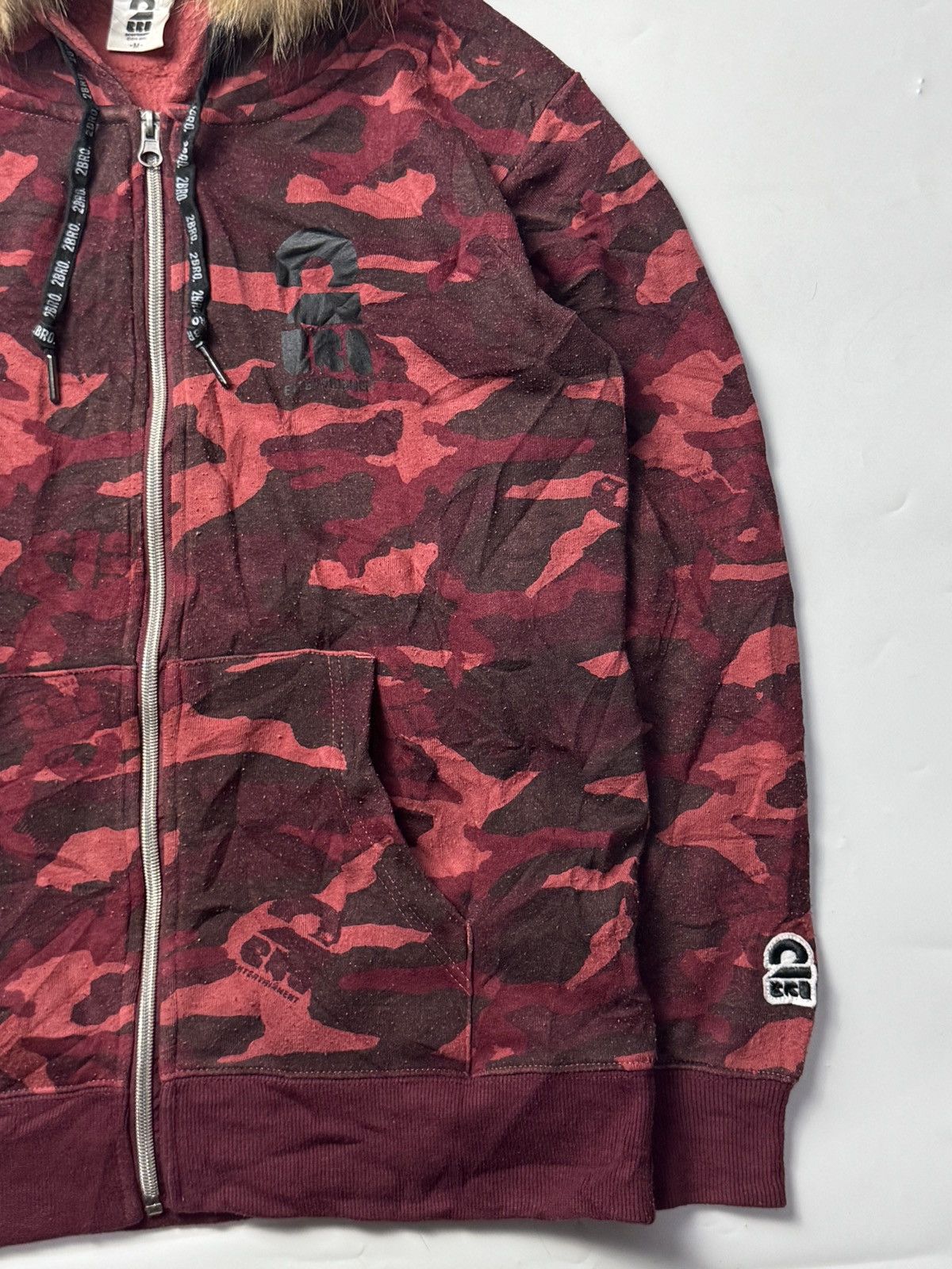 Hysteric Glamour Fur Hoodie Red Camo 2Bro Japanese Size US M / EU 48-50 / 2 - 4 Thumbnail