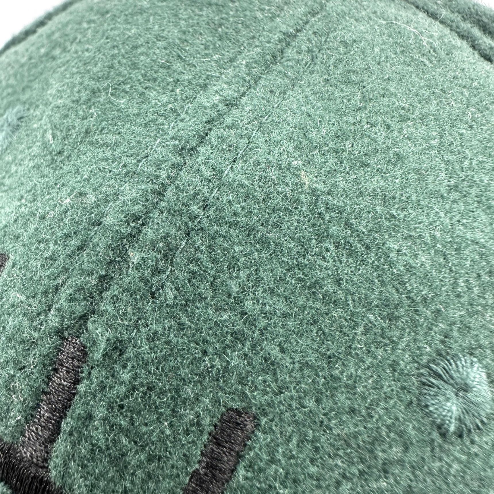 Vintage Paws Up Hat Cap Strap Back Mens Green Felt Baseball Logo One Size Size ONE SIZE - 3 Thumbnail