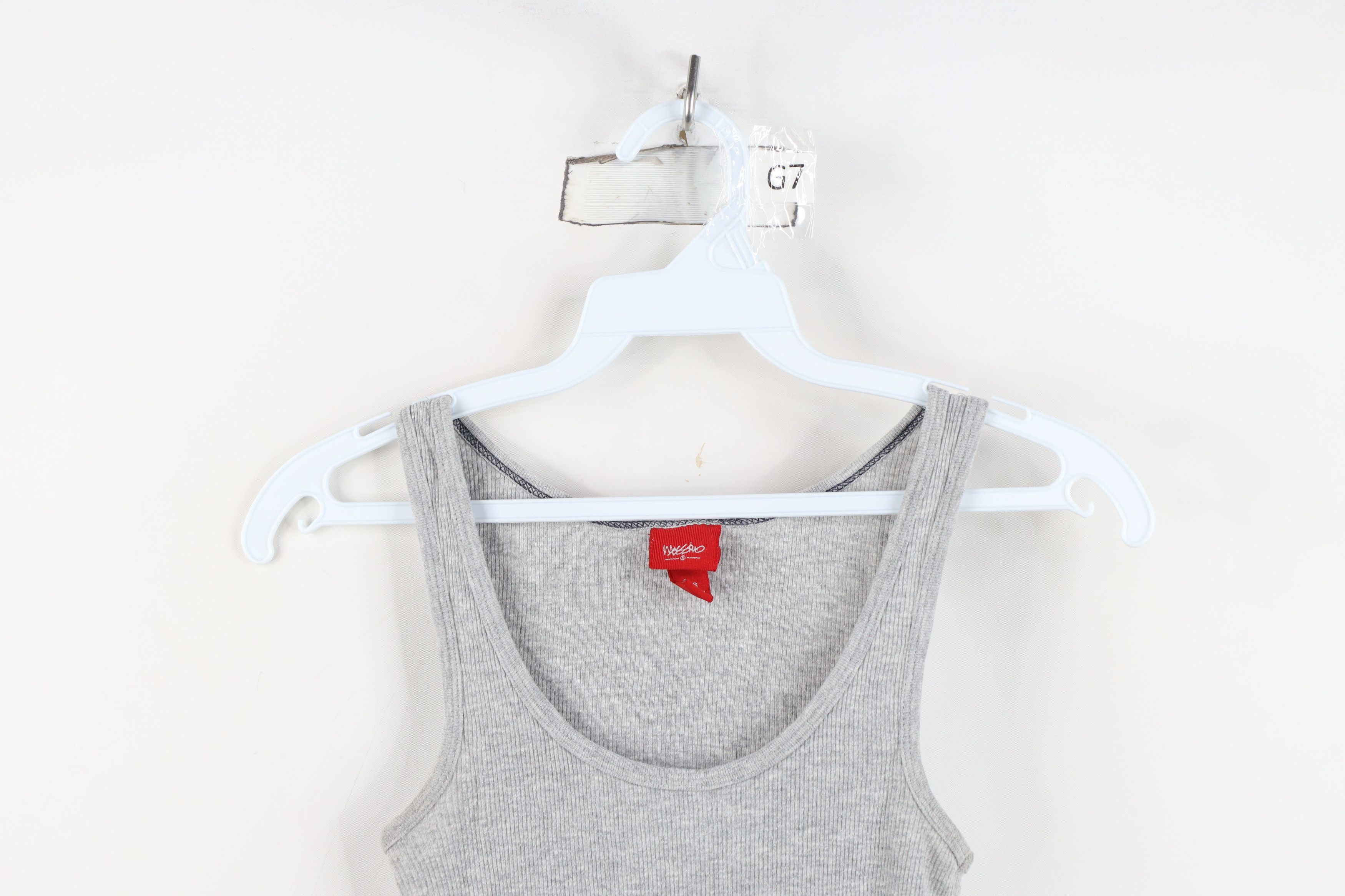 Mossimo Vintage Y2K Mossimo Surfing Ribbed Knit Tank Top T-Shirt Size XS / US 0-2 / IT 36-38 - 2 Thumbnail