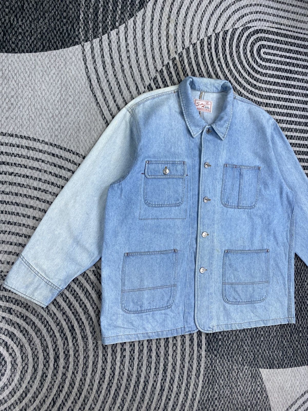 Japanese Brand Vtg Saller A Pico Authentic Wear Denim Style Button Up Shirt Size US L / EU 52-54 / 3 - 3 Thumbnail