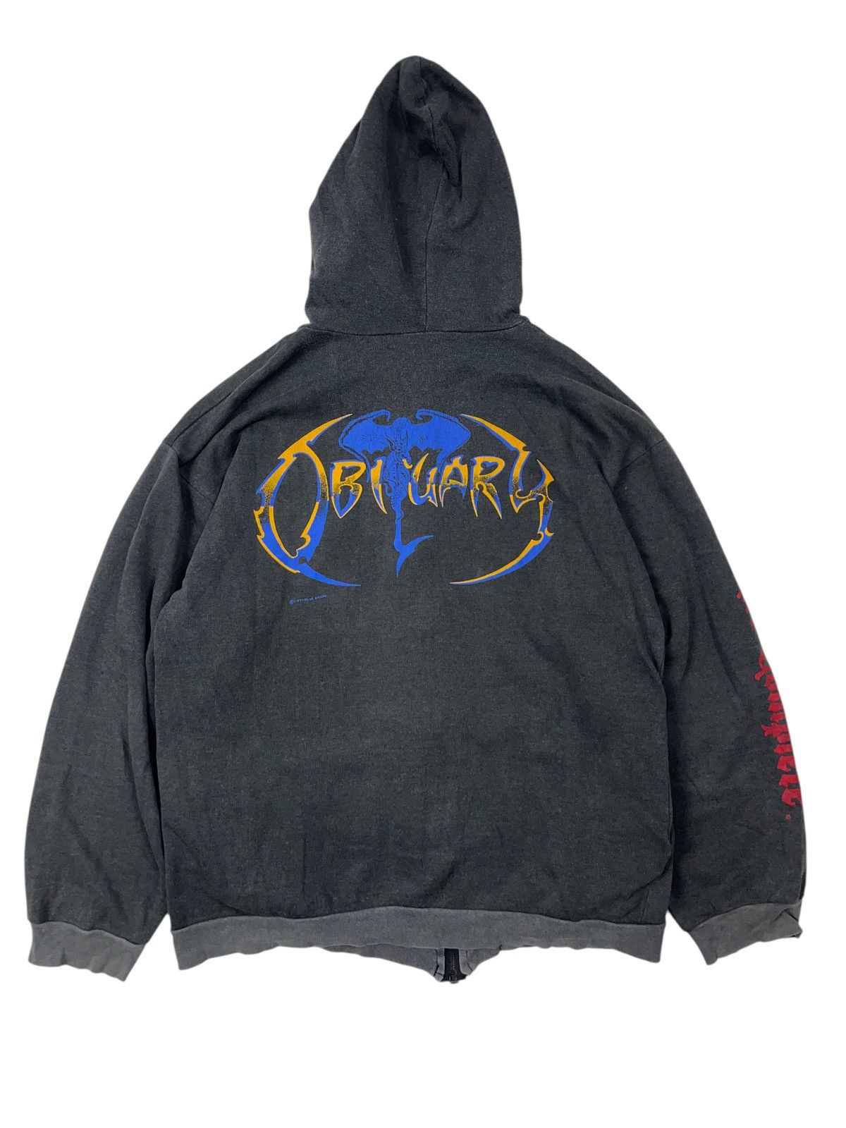 Band Tees Vintage 1992 Obituary The End Complete Zip Hoodie Sepultura Size US XL / EU 56 / 4 - 1 Thumbnail