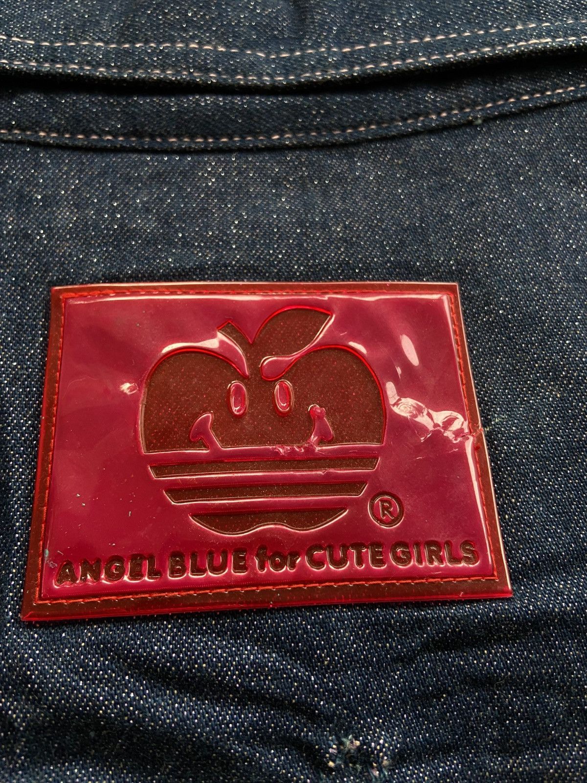 Angel Blue 1990s Angel Blue - Nakamura Kun Cute Girls Denim Jacket Size L / US 10 / IT 46 - 12 Thumbnail