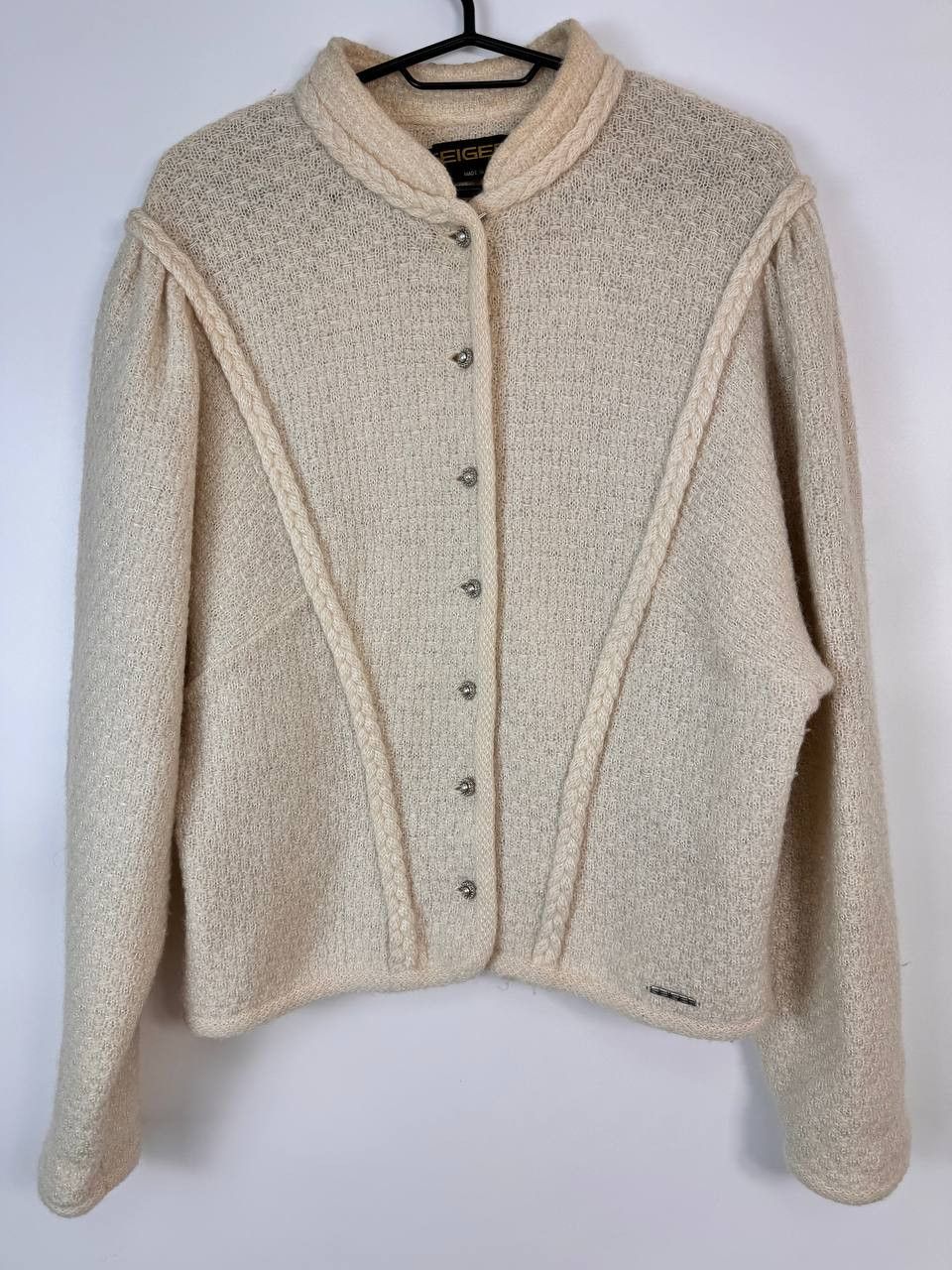 Other Geiger Sweater Cardigan Womens Wool Buttons Austria Sz 44 Size M / US 6-8 / IT 42-44 - 1 Thumbnail