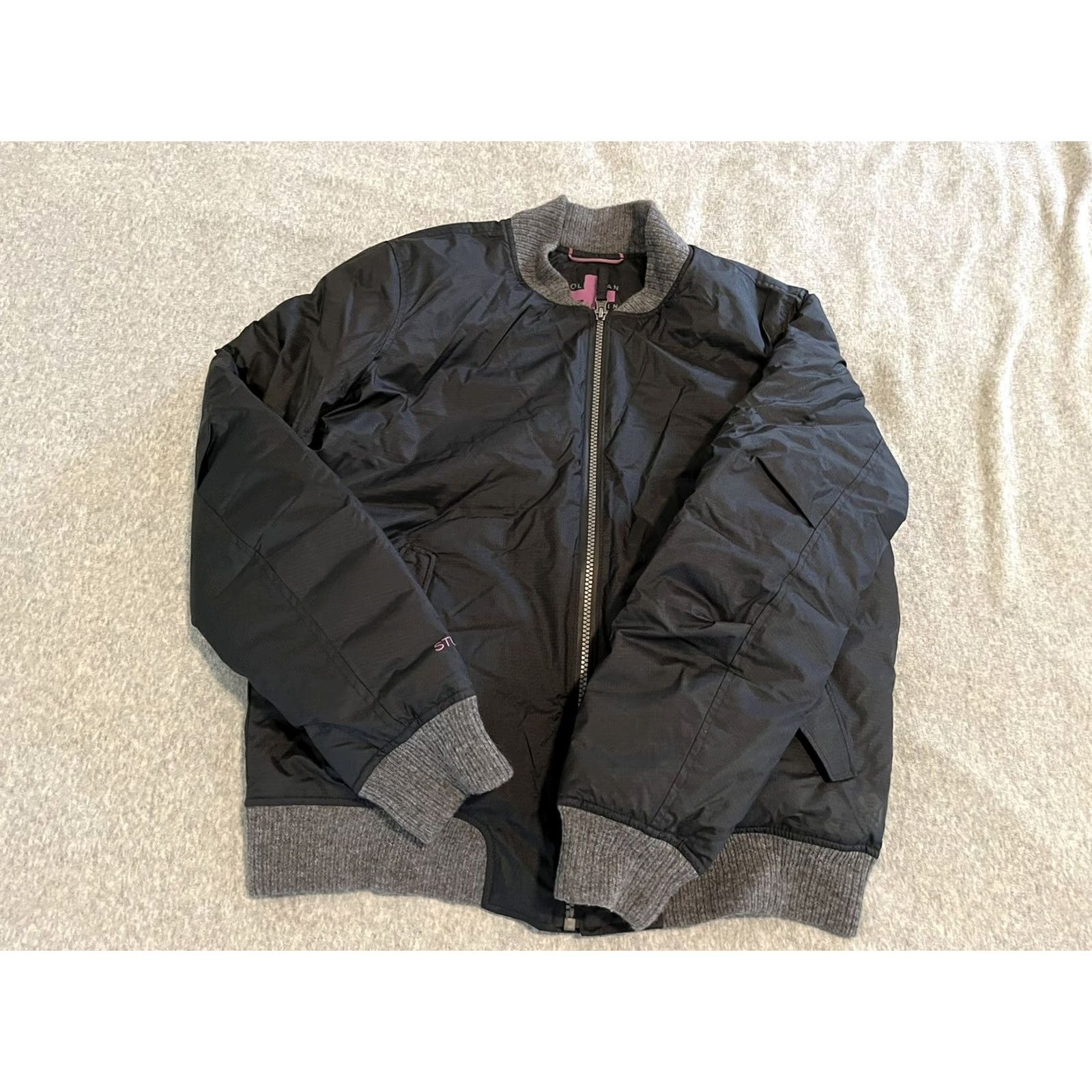 Cole Haan Cole Haan Jacket Womens Small Zip Down Black Nylon Goose Down Feather Mountain Hard Wear Goose Down Feather Black Jacket Womens Small Size S / US 4 / IT 40 - 2 Thumbnail