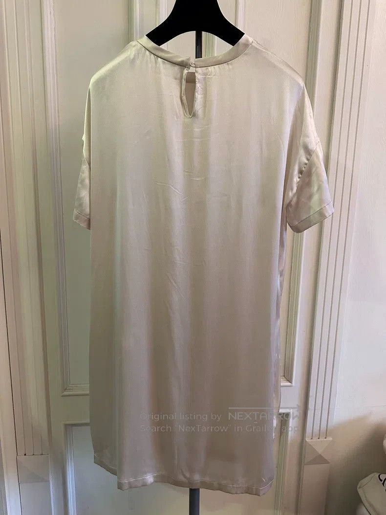 Brunello Cucinelli Brunello Cucinelli Women's silk dress Size L / US 10 / IT 46 - 4 Thumbnail