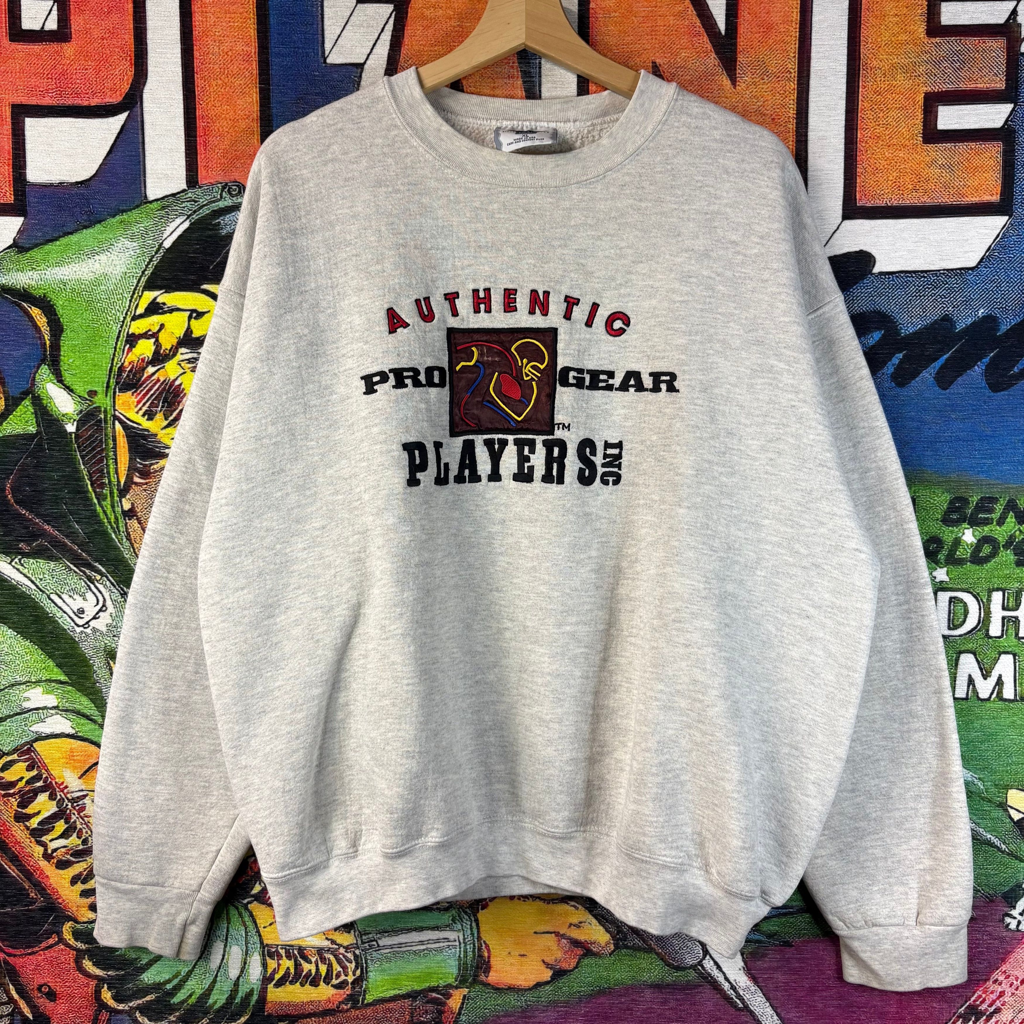 Vintage Vintage Pro Player "Authentic Pro Gear" CrewNeck SweatShirt Size US XL / EU 56 / 4 - 1 Thumbnail