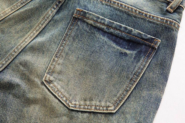 Vintage Men's street gradient distressed casual loose washed jeans Size US 32 / EU 48 - 4 Thumbnail