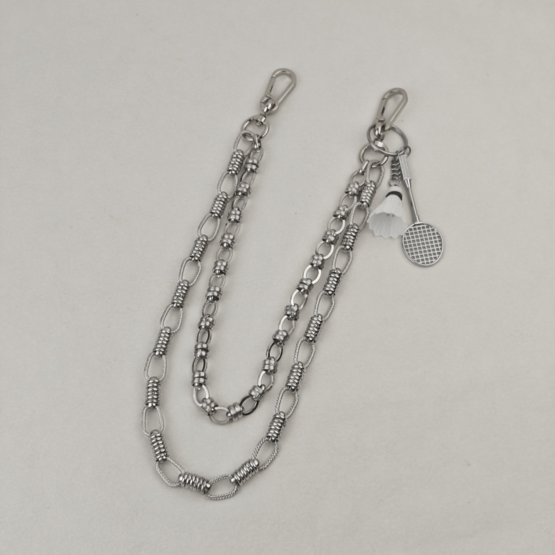 Japanese Brand × Jewelry Minimalist Punk Pants Chain Stainless Steel Rock Style Size ONE SIZE - 2 Thumbnail