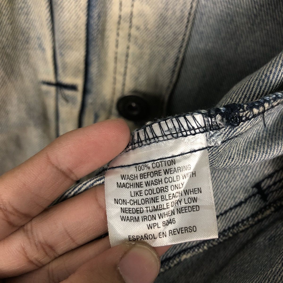 Japanese Brand 📌Distressed Biker Denim Jacket Punk Style INC Issey Miyake Size US S / EU 44-46 / 1 - 23 Thumbnail