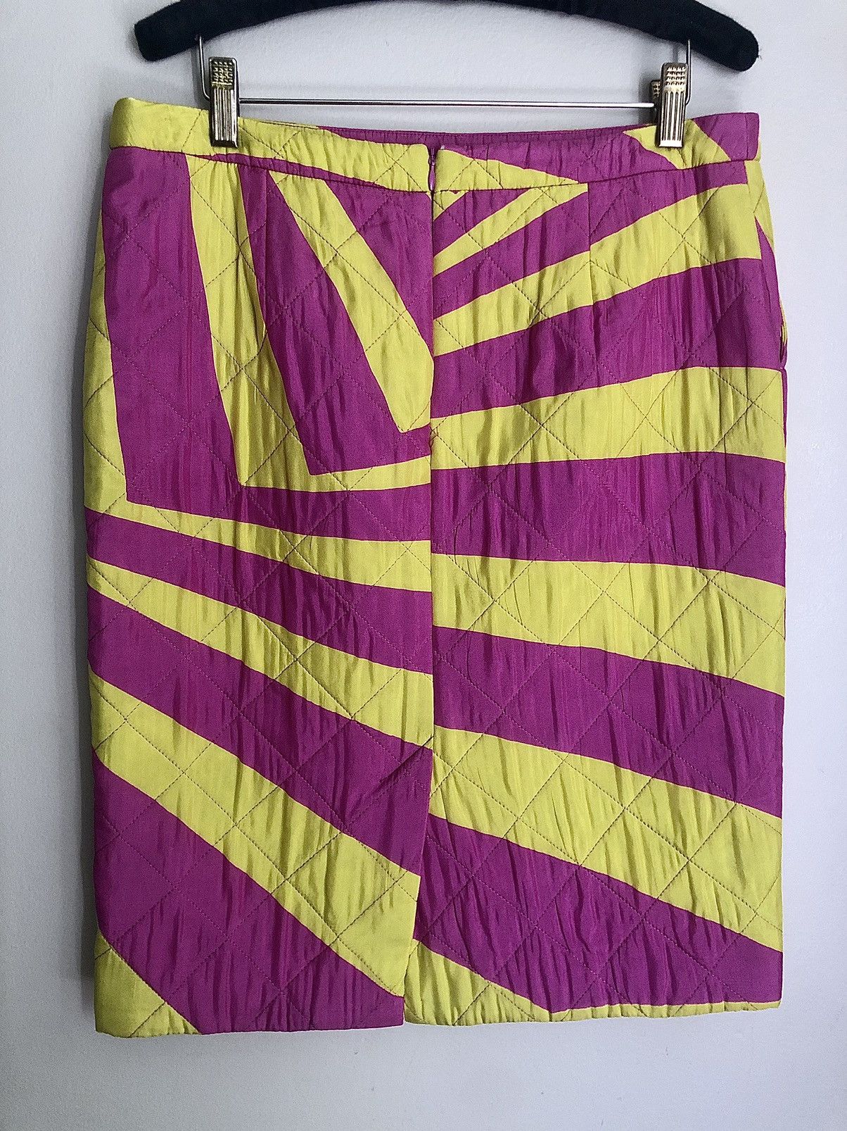 Dries Van Noten Dries Van Noten Runway AW14 Quilted Psychedelic Skirt Size 27" / US 4 / IT 40 - 20 Thumbnail