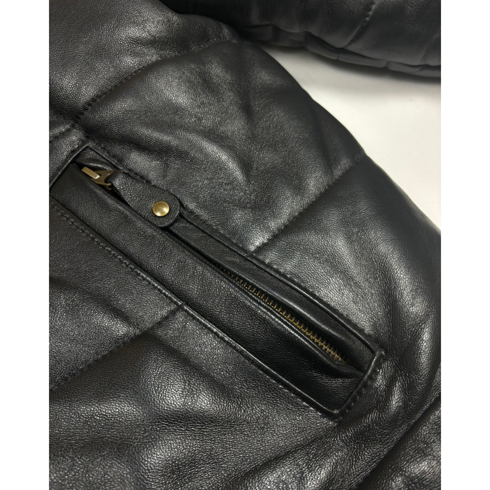 Supreme 2021 Supreme x Schott Shearling Collar Leather Puffer Jacket Size US M / EU 48-50 / 2 - 12 Thumbnail