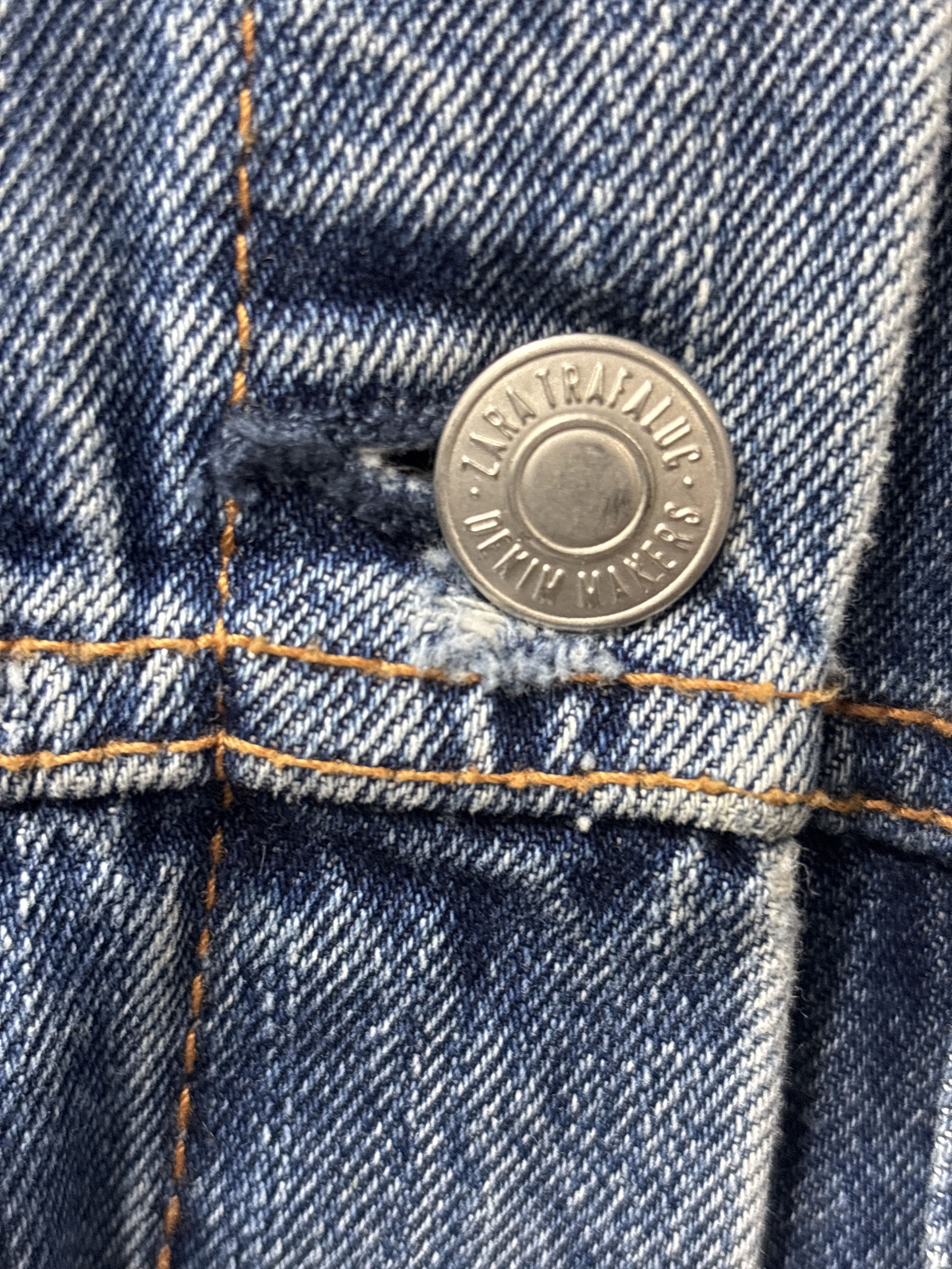 Zara Long jacket Denim Zara Size S / US 4 / IT 40 - 5 Thumbnail