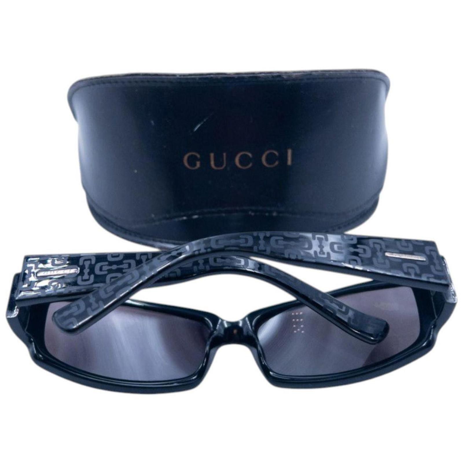 Gucci Vintage Gucci Monogram Sunglasses Size ONE SIZE - 8 Thumbnail