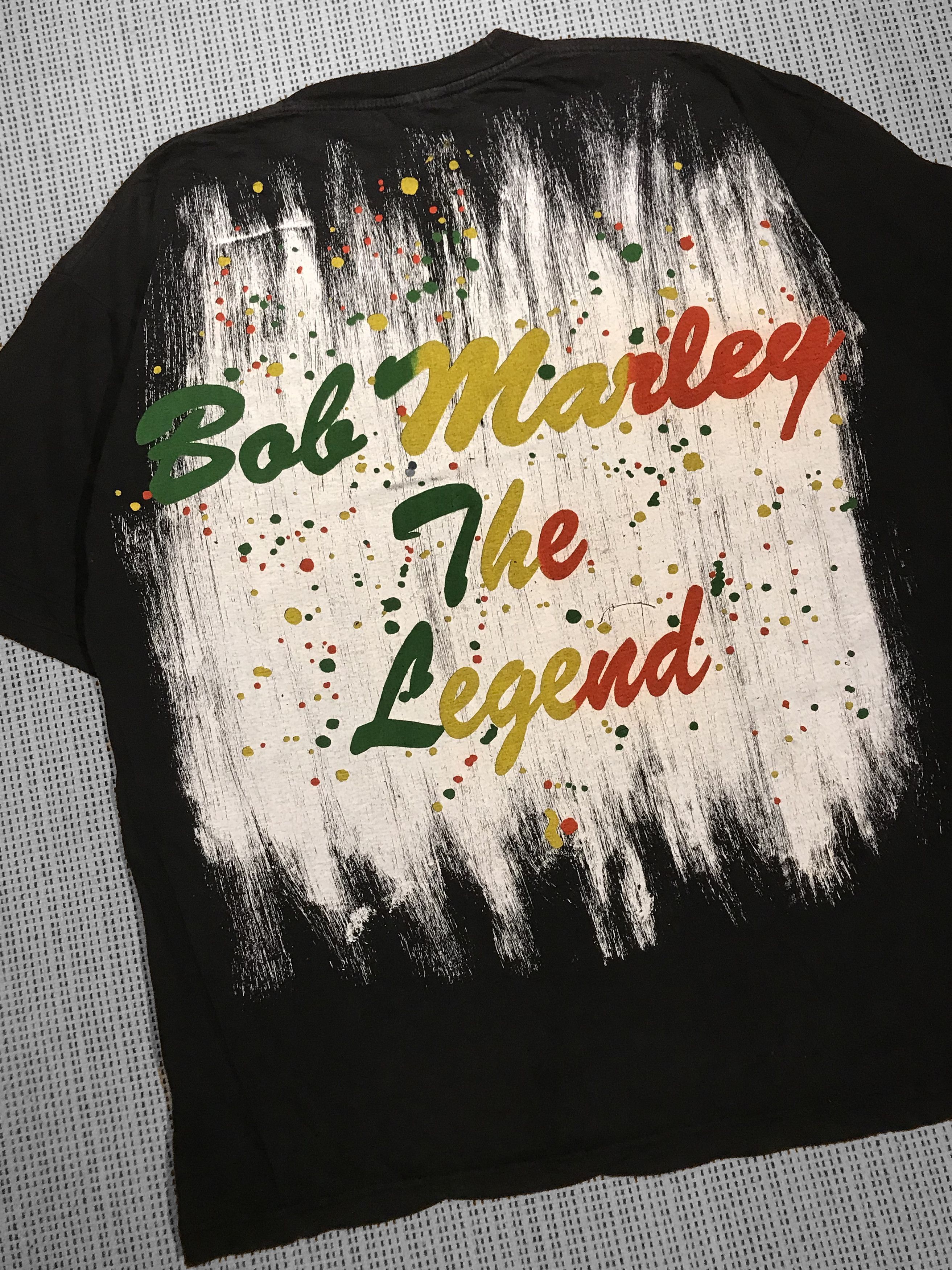 Vintage Vintage 90s AOP ‘Bob Marley’ T-shirt (L) Size US L / EU 52-54 / 3 - 5 Thumbnail