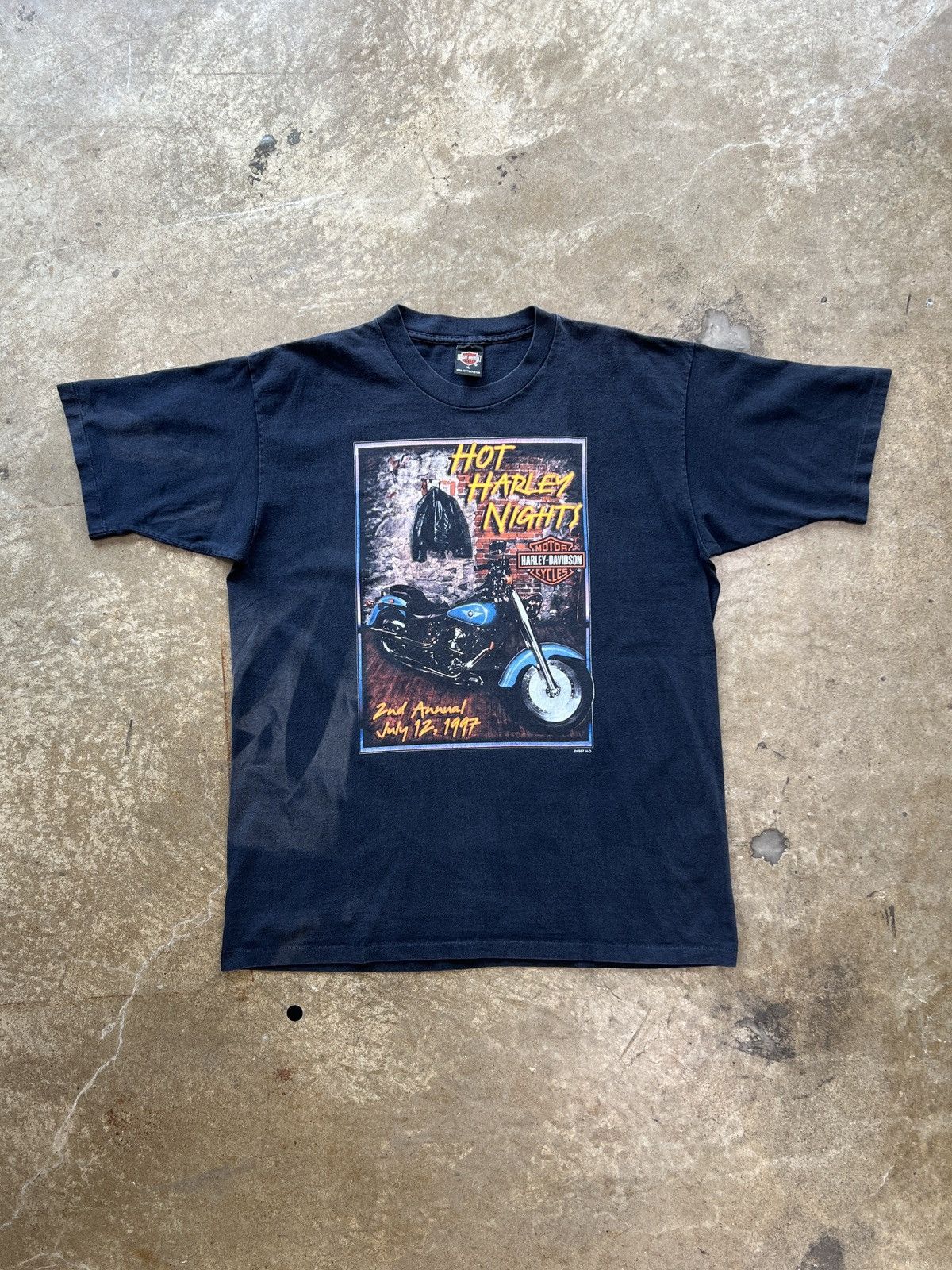 Harley Davidson Vintage 1997 Harley Davidson Harley Nights Motorcycle Tee XL Size US XL / EU 56 / 4 - 2 Thumbnail