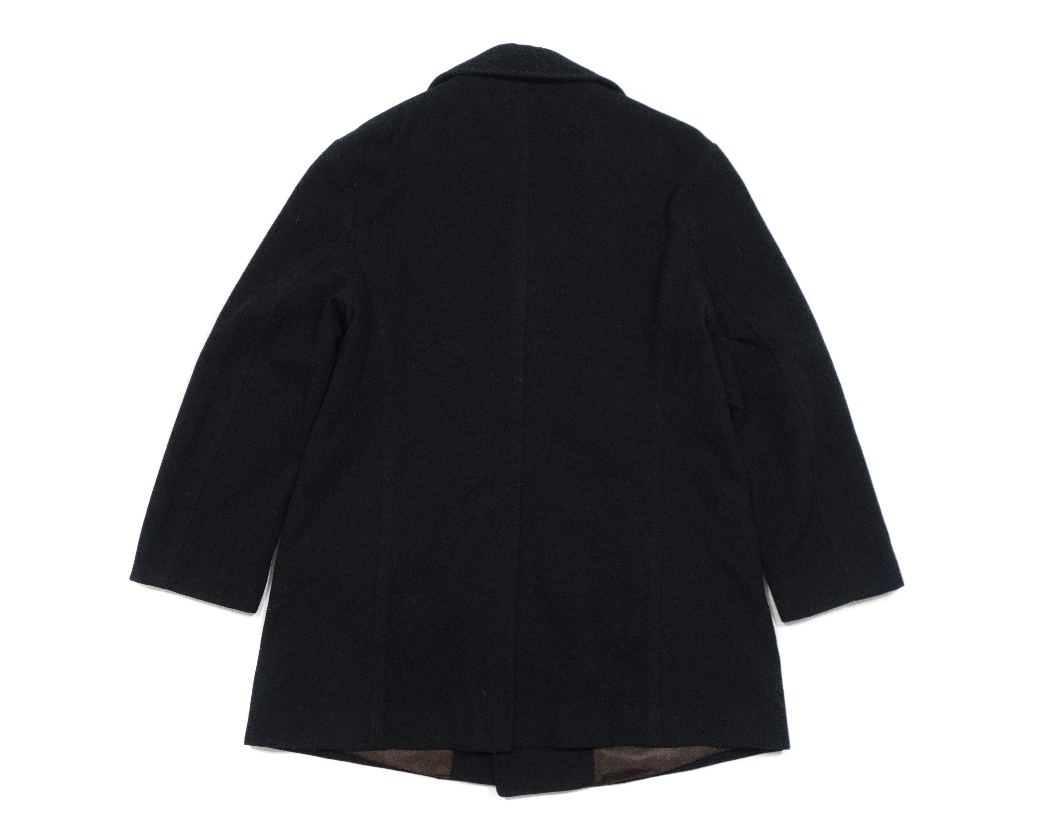 Jil Sander 00s Wool Double-Breasted Peacoat Jacket Raf Simons Size S / US 4 / IT 40 - 2 Thumbnail