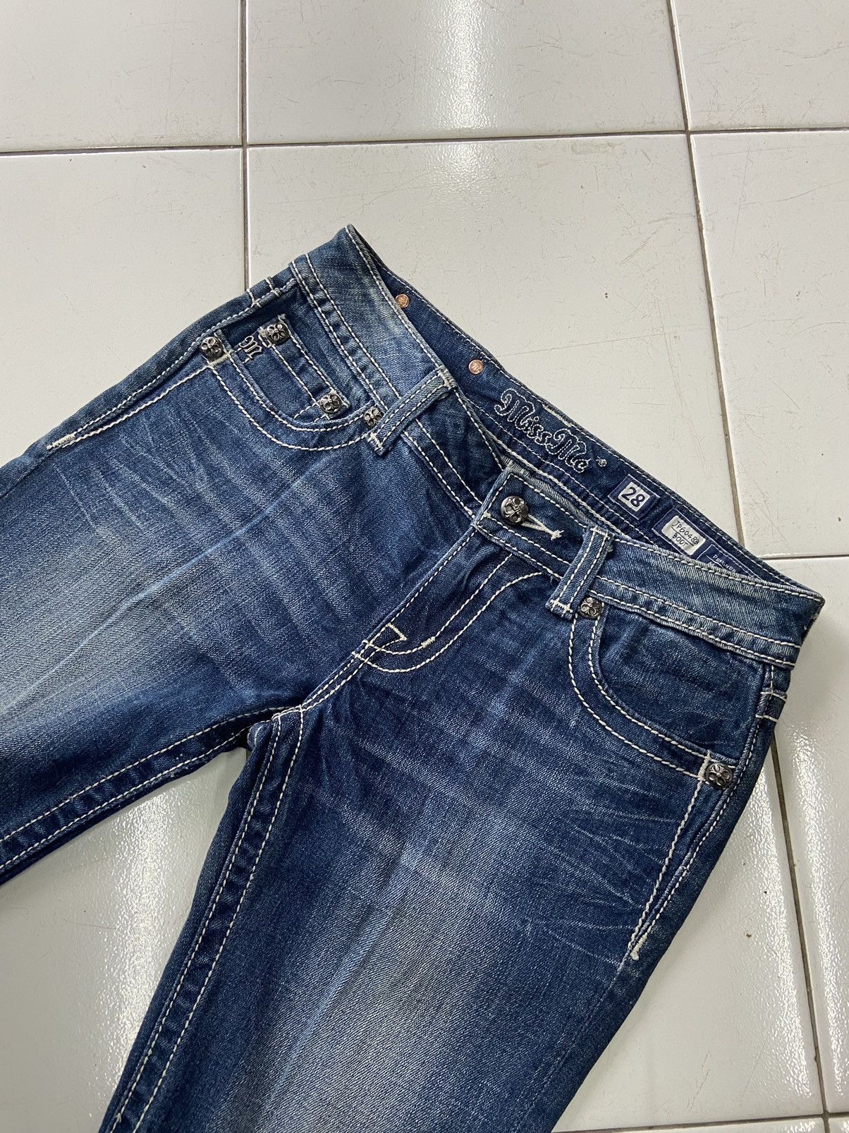 Miss Me MISS ME JP6048B BOOT CUT WOMEN JEANS Size 30" / US 8 / IT 44 - 4 Thumbnail