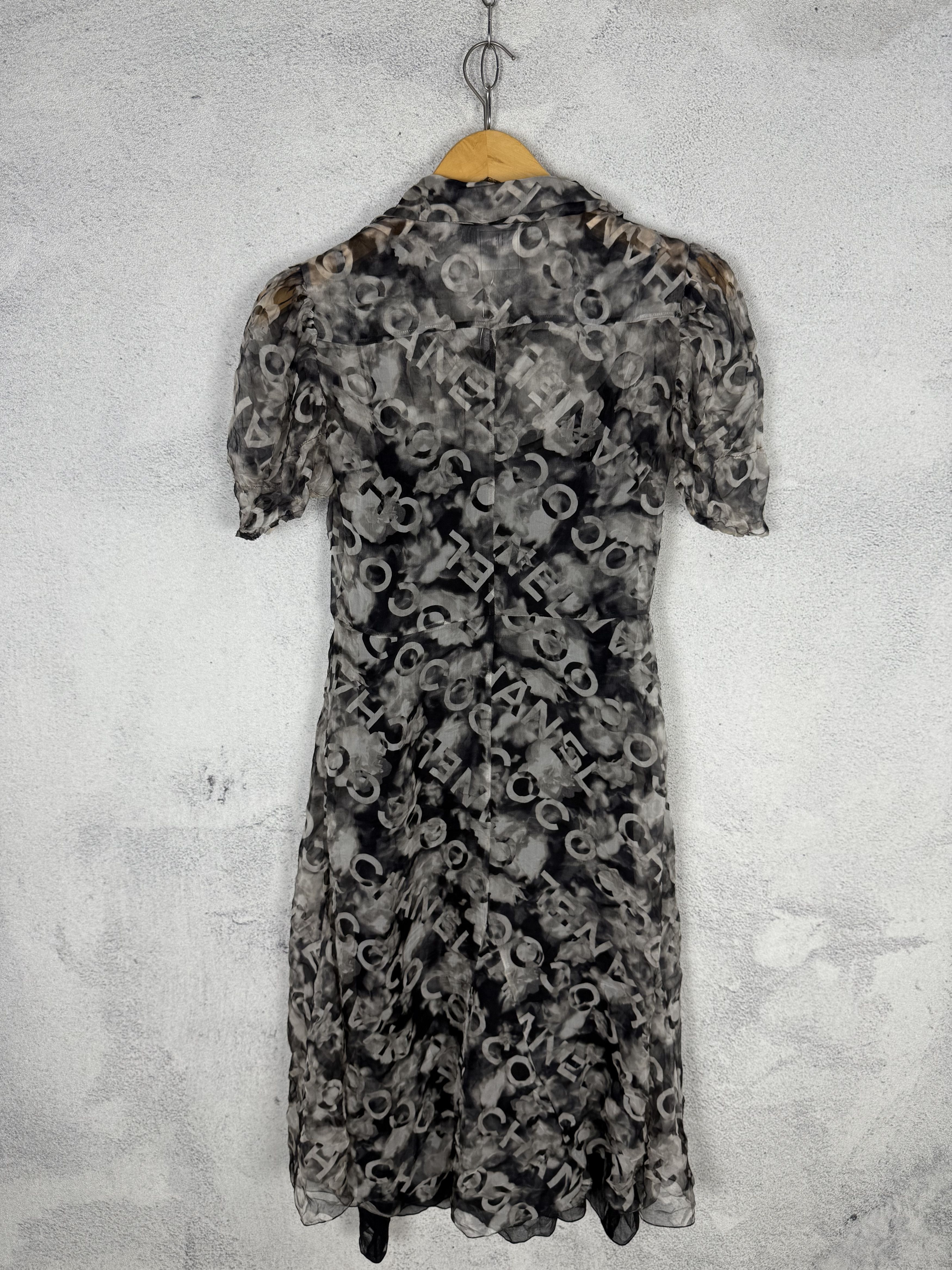 Chanel Chanel Silk Dress Size XXS / US 00 / IT 34 - 4 Thumbnail