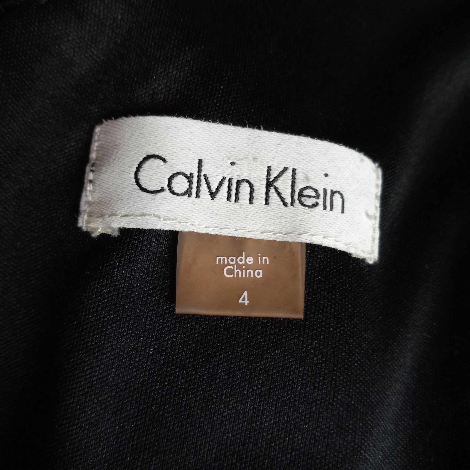 Calvin Klein Calvin Klein Size 4 Dress Black Velvet Burnout Sleeveless Fi Size S / US 4 / IT 40 - 8 Thumbnail