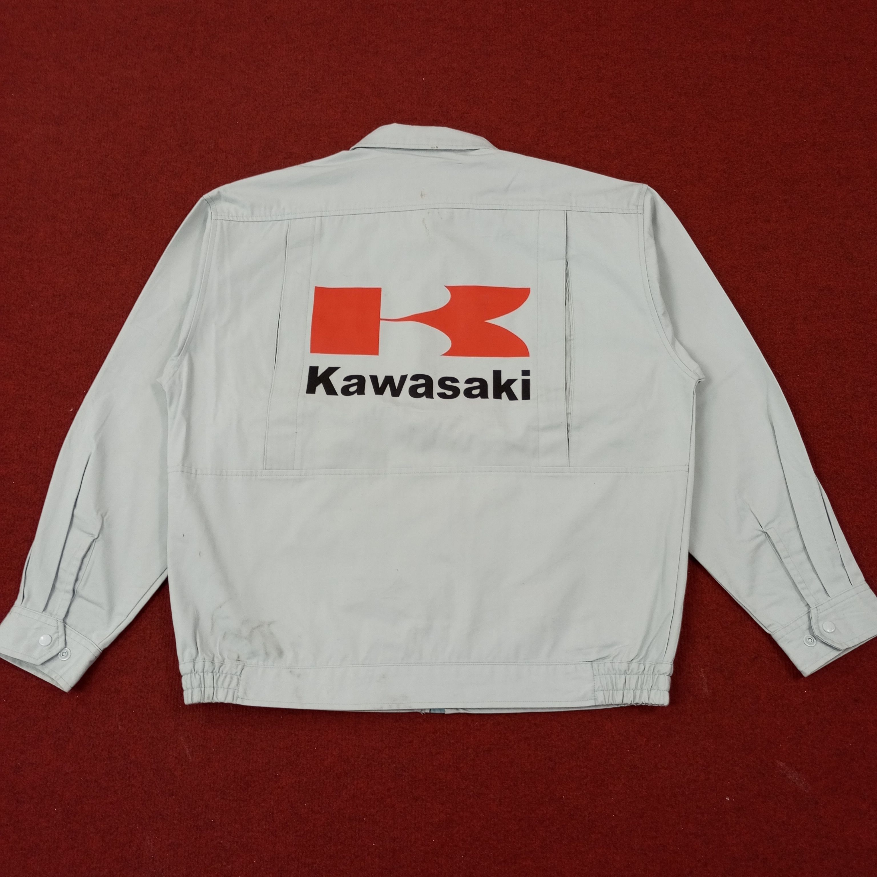 Other Kawasaki Japanese Motorsports Custom Art Jacket c233n14 Size US L / EU 52-54 / 3 - 1 Thumbnail