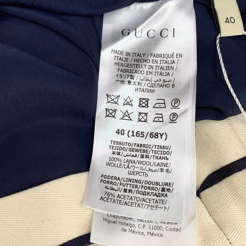 Gucci Gucci Dark blue checkerboard wool casual shorts 2506-Nextar Size 26" / US 2 / IT 38 - 7 Thumbnail