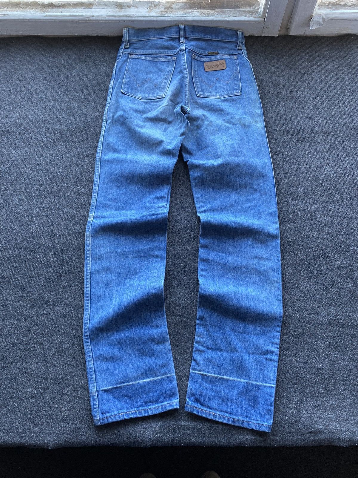 Wrangler 🔥Cowboy Western Vntg Wrangler Eclair Zip Jeans 31 rare Size US 31 - 2 Thumbnail