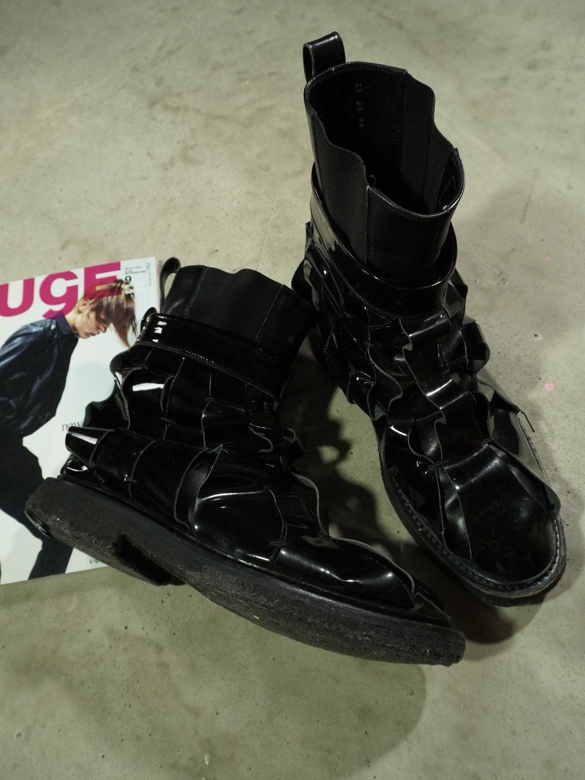 Dior Dior Homme AW08 “Lumière du Nord” Strap Boots Size US 9.5 / EU 42-43 - 3 Thumbnail