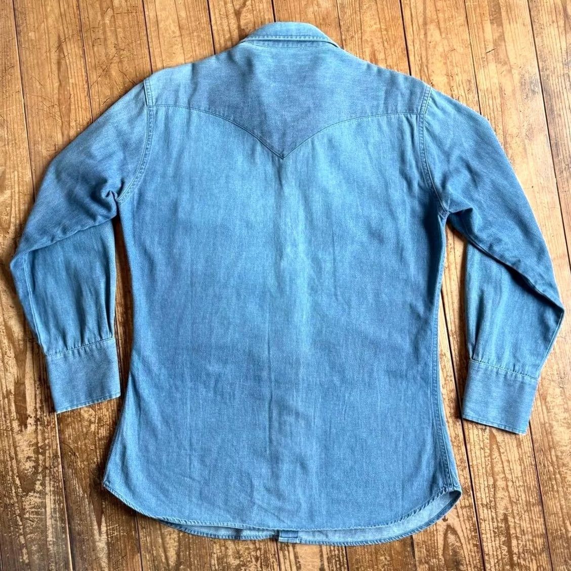 Denime Final Answer: Vintage 60s H Bar C Western Denim Shirt -Cowboy Ranch Workwear Size L Size US L / EU 52-54 / 3 - 5 Thumbnail