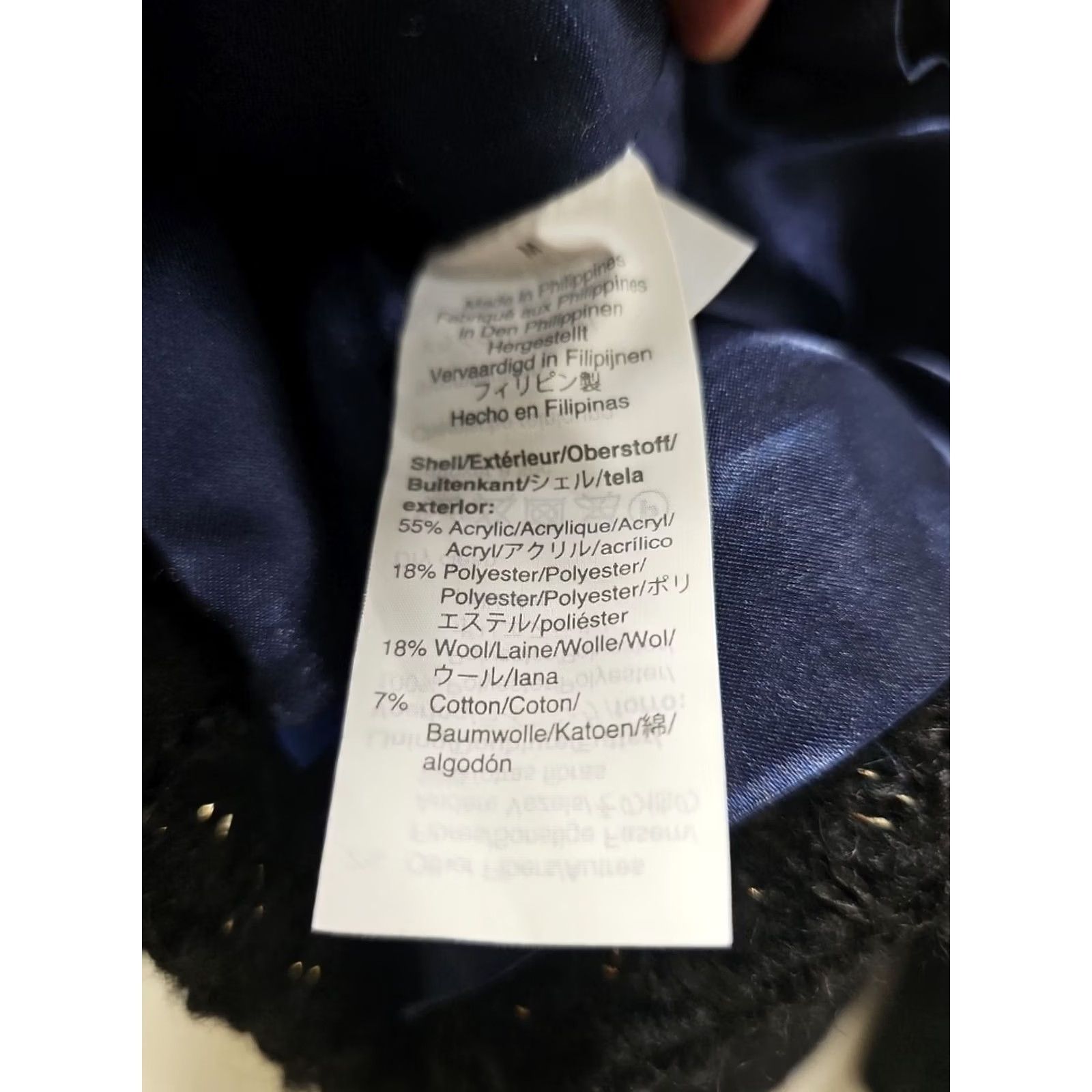J.Crew J.Crew Lady Jacket In Italian Tweed Blazer Nello Gori Fabric AQ280 Sz M - Multicolor Geometric Blue Long Sleeve Button Lining Polyester Regular Jacket Size M / US 6-8 / IT 42-44 - 6 Thumbnail