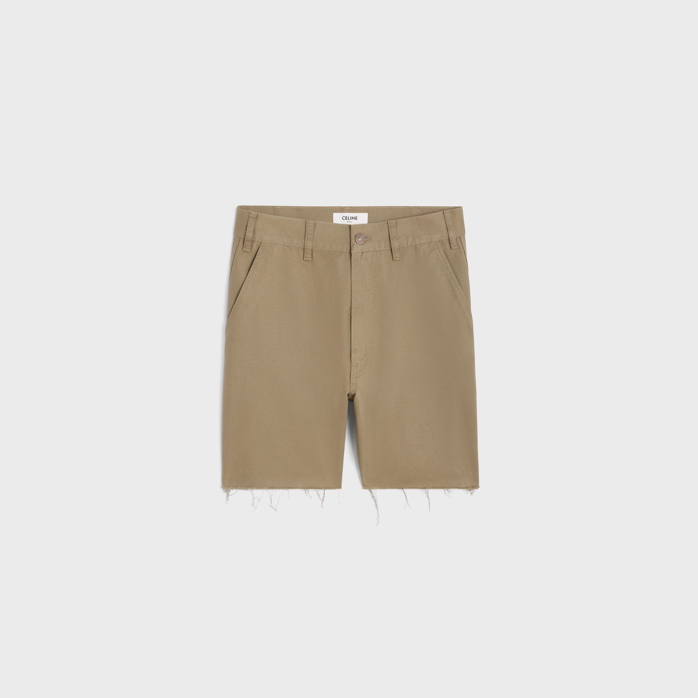 WESLEY SHORTS IN COTTON TWILL RINSED