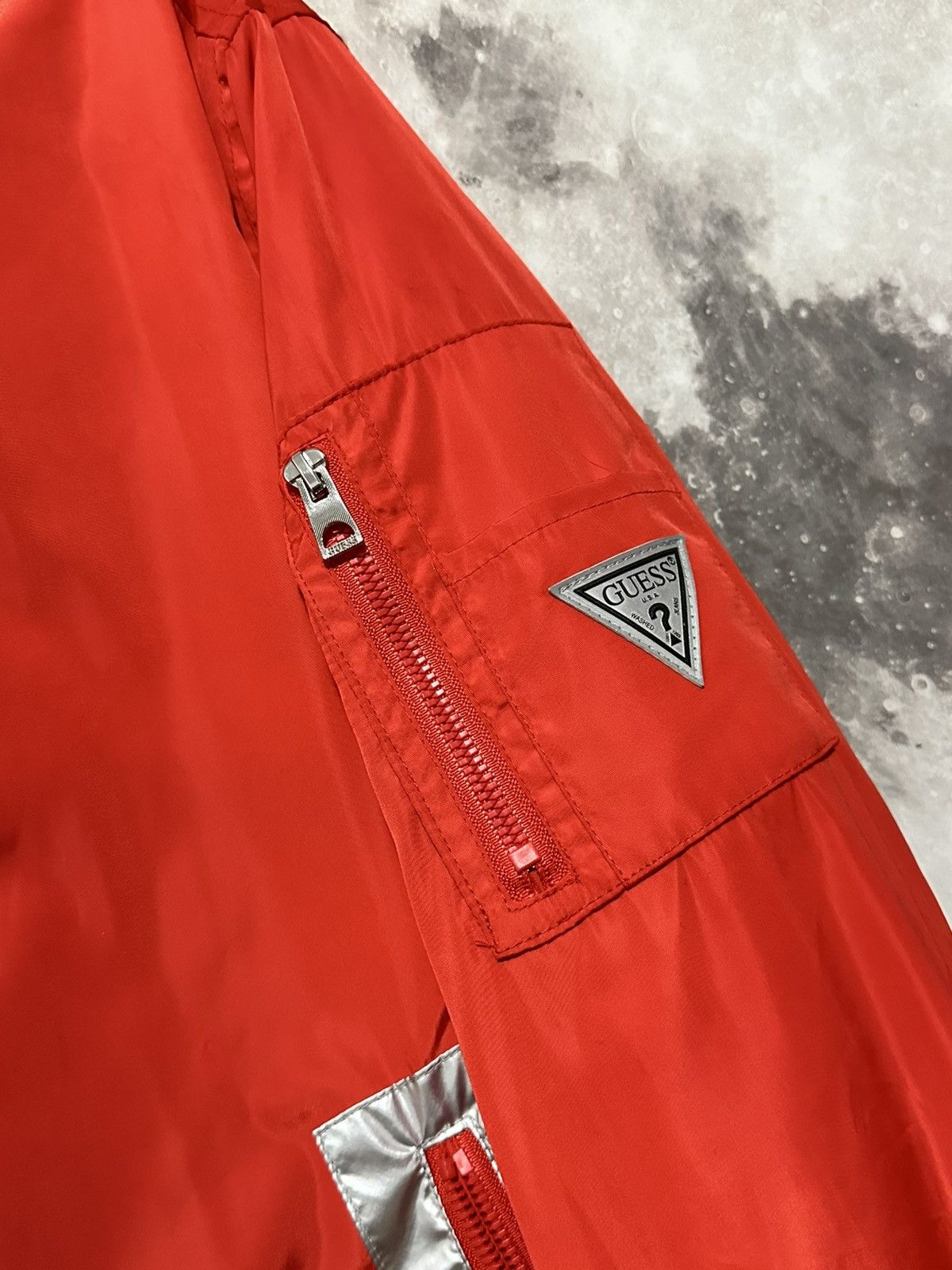 Guess Guess Reflective Logo Flight jacket Size US L / EU 52-54 / 3 - 6 Thumbnail