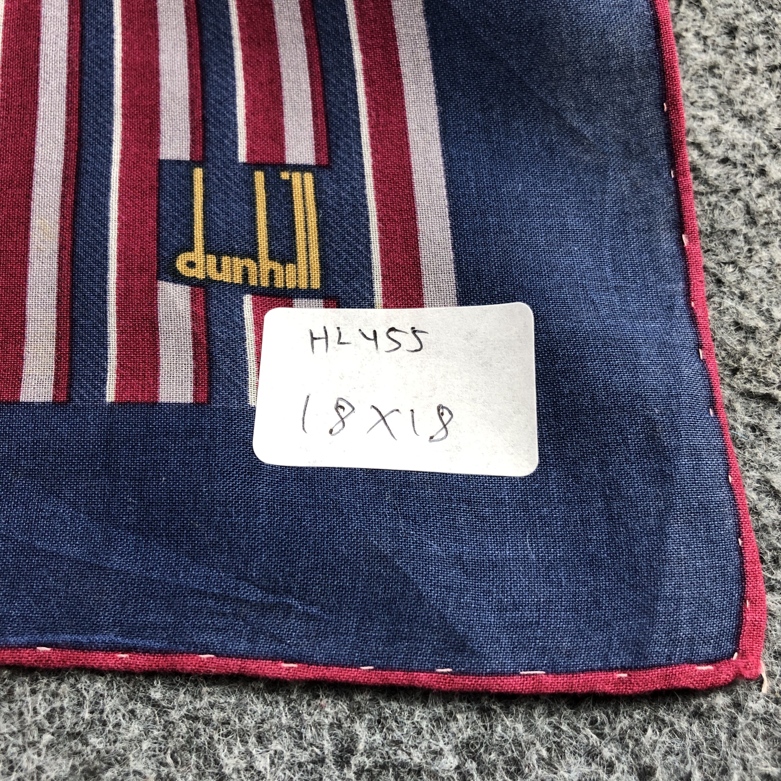 Alfred Dunhill Dunhill Hand Rolled Handkerchief Neckerchief Bandana H2455 Size ONE SIZE - 7 Thumbnail